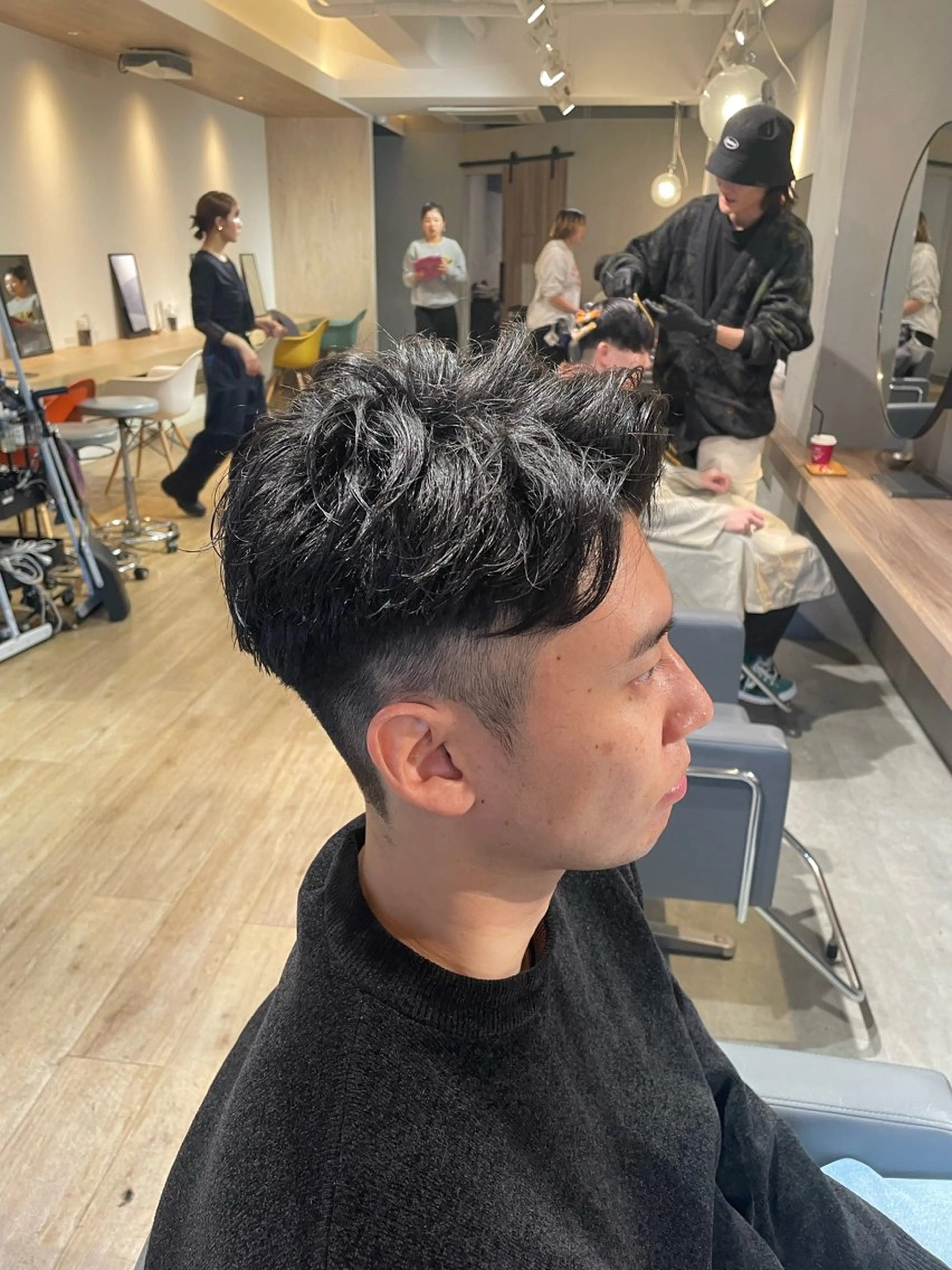 ショート メンズパーマ梅田 ・川副史晶のヘアスタイル