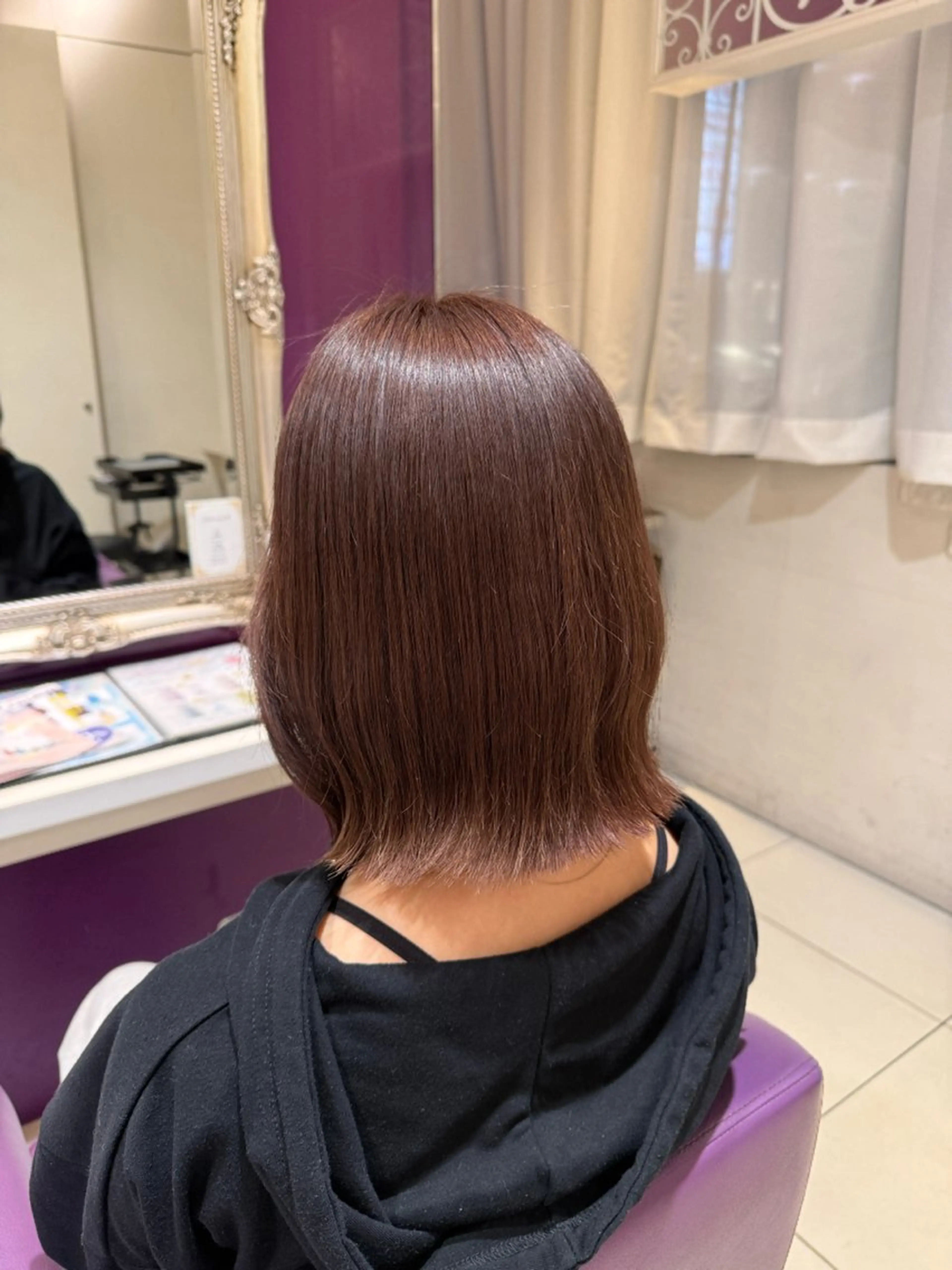 カラー 🍒ピンクベージュ /ベージュ🍒なつきのヘアスタイル