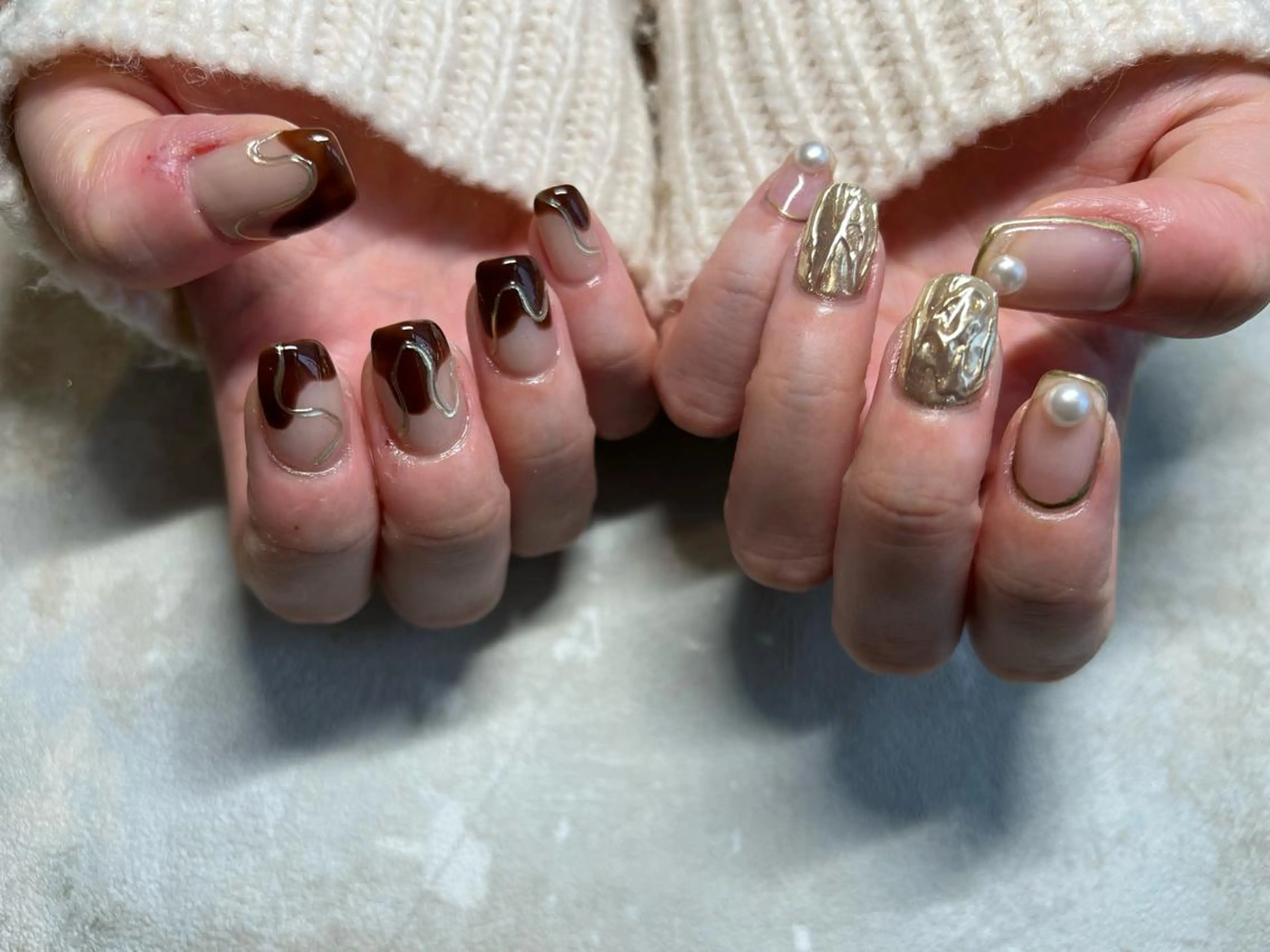 ネイル ハンドネイル 谷川 薫のネイルデザイン