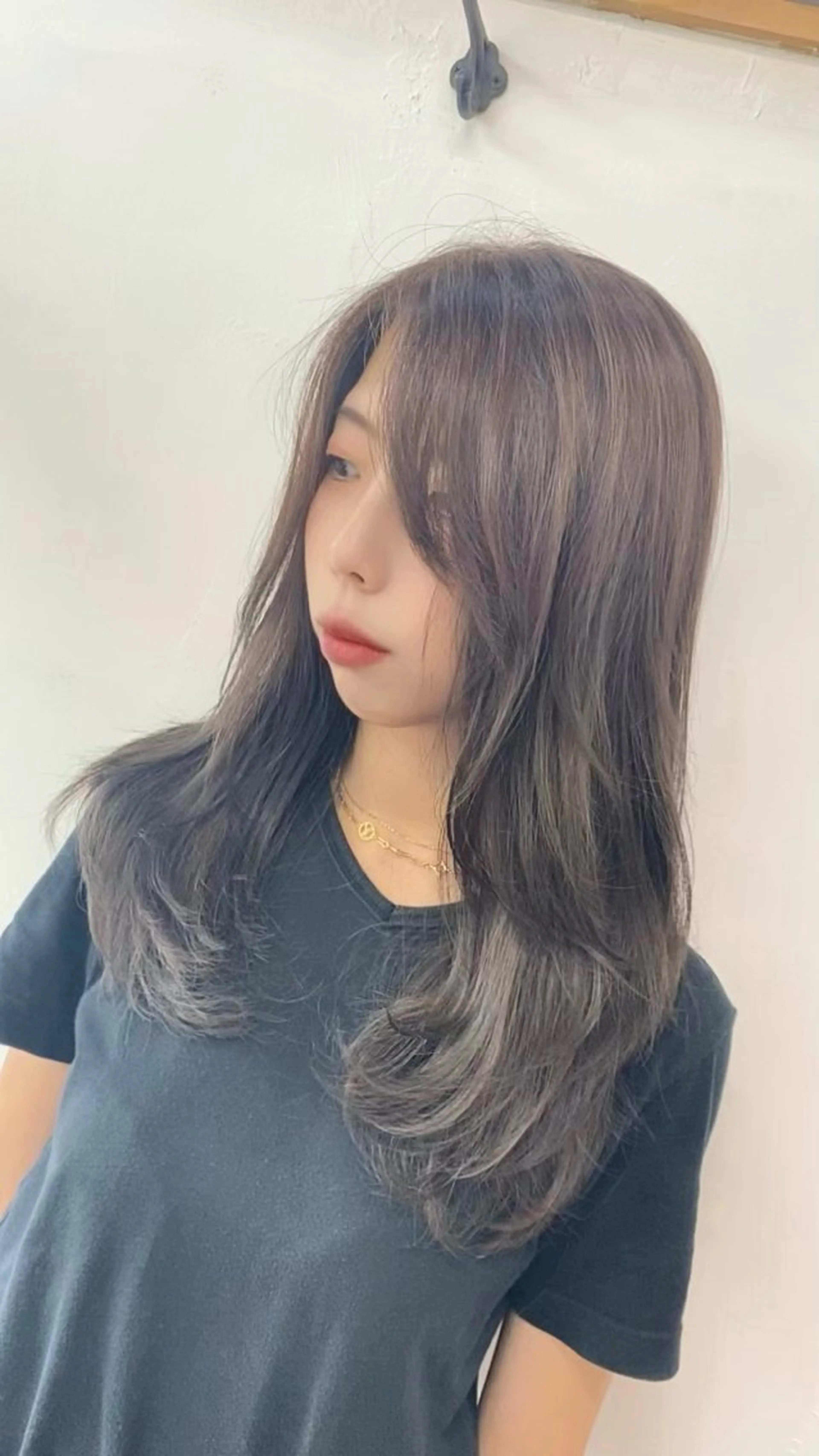 セミロング レイヤーカット カット ヘアカラー 【nook’】 maiのヘアスタイル