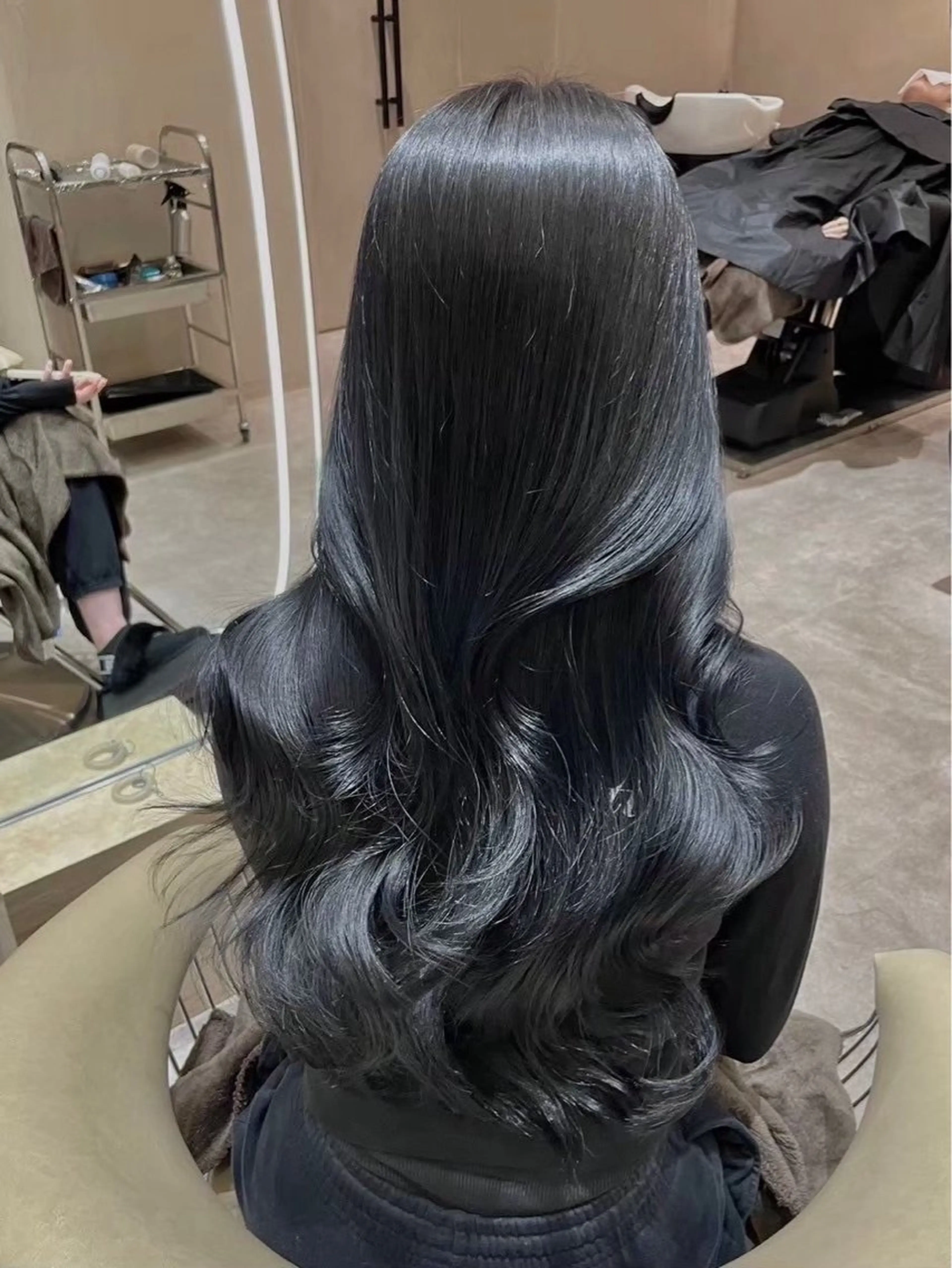 ロング カラー ヘアカラー トリートメント 立川美容師✨️❤️ まゆかのヘアスタイル