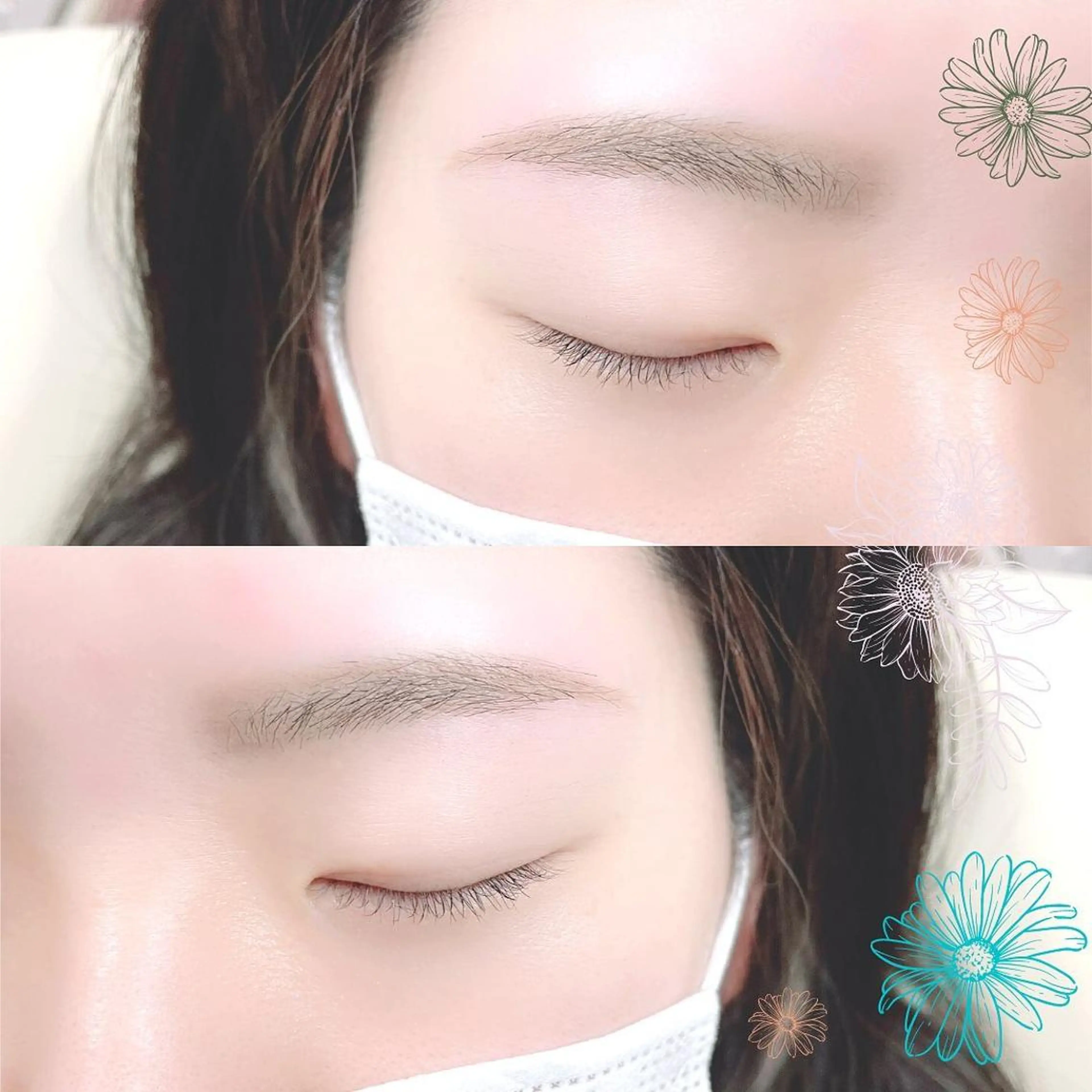 マツエク・マツパ ナチュラル パリジェンヌラッシュリフト まつげパーマ 下まつげエクステ 一重×まつ毛パーマ Mon mignonのマツエク・マツパデザイン