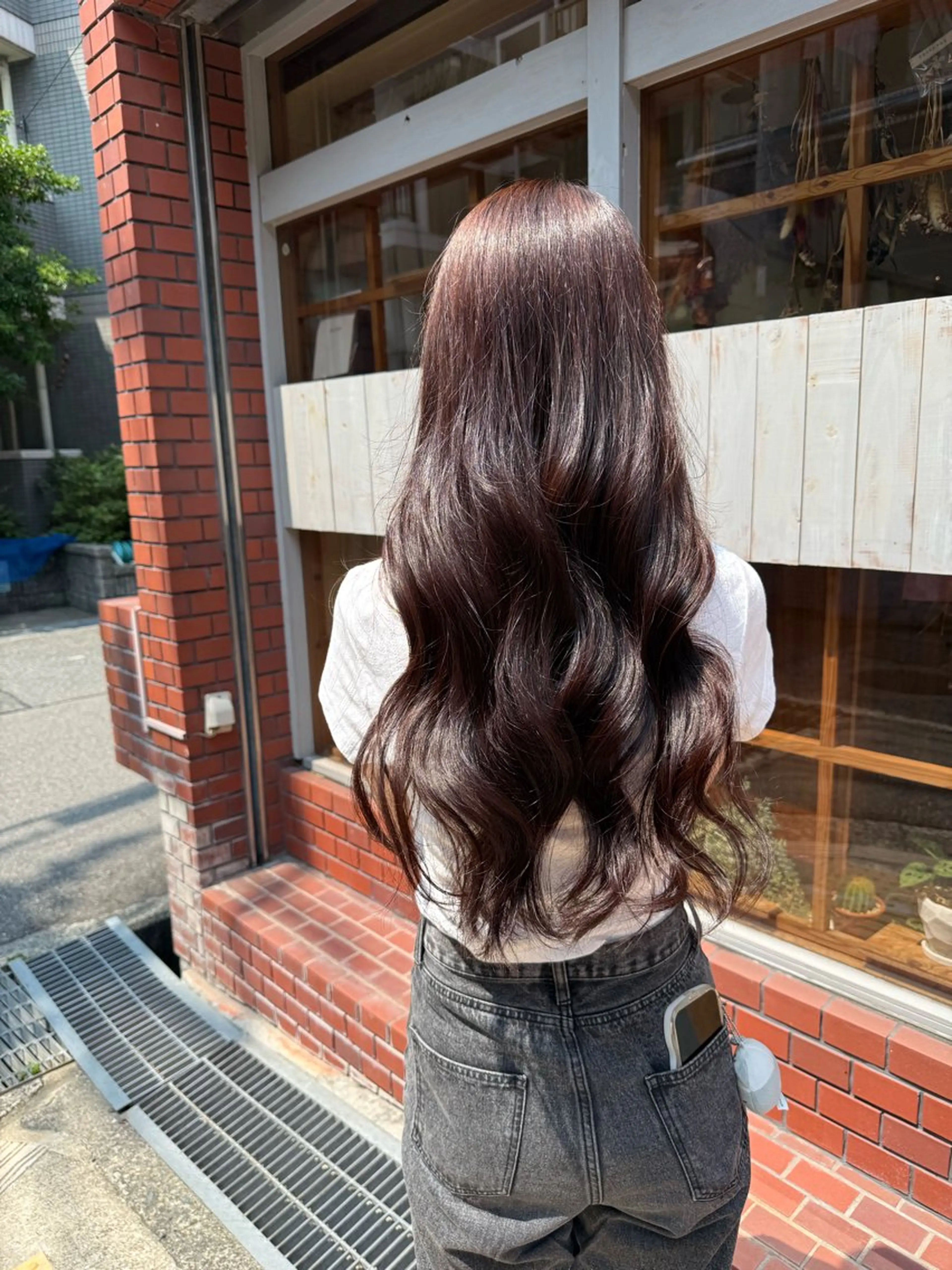 カラー 艶暖色/ベージュ SAKI💜のヘアスタイル