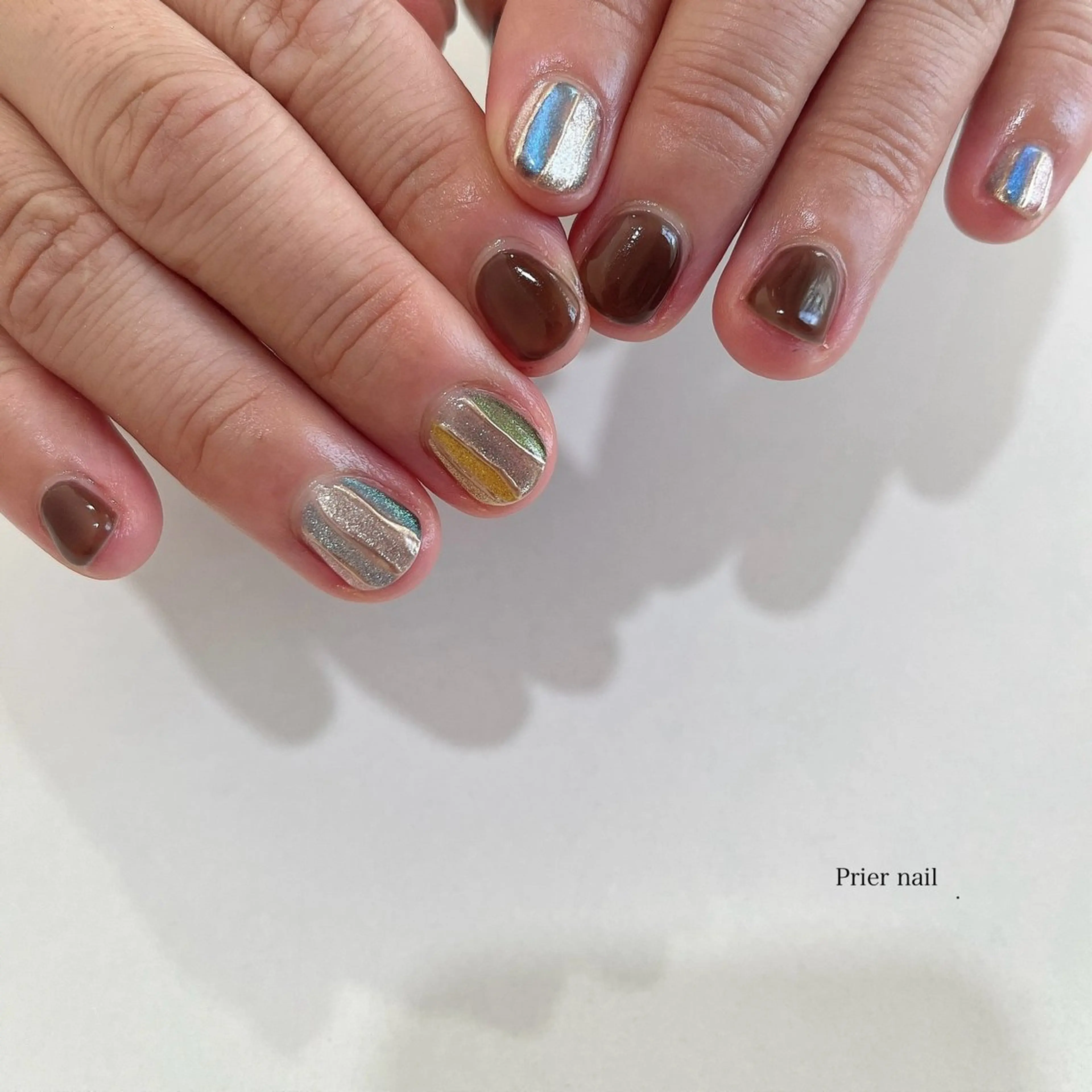 ネイル アートネイル マグネットネイル Prier nailのネイルデザイン