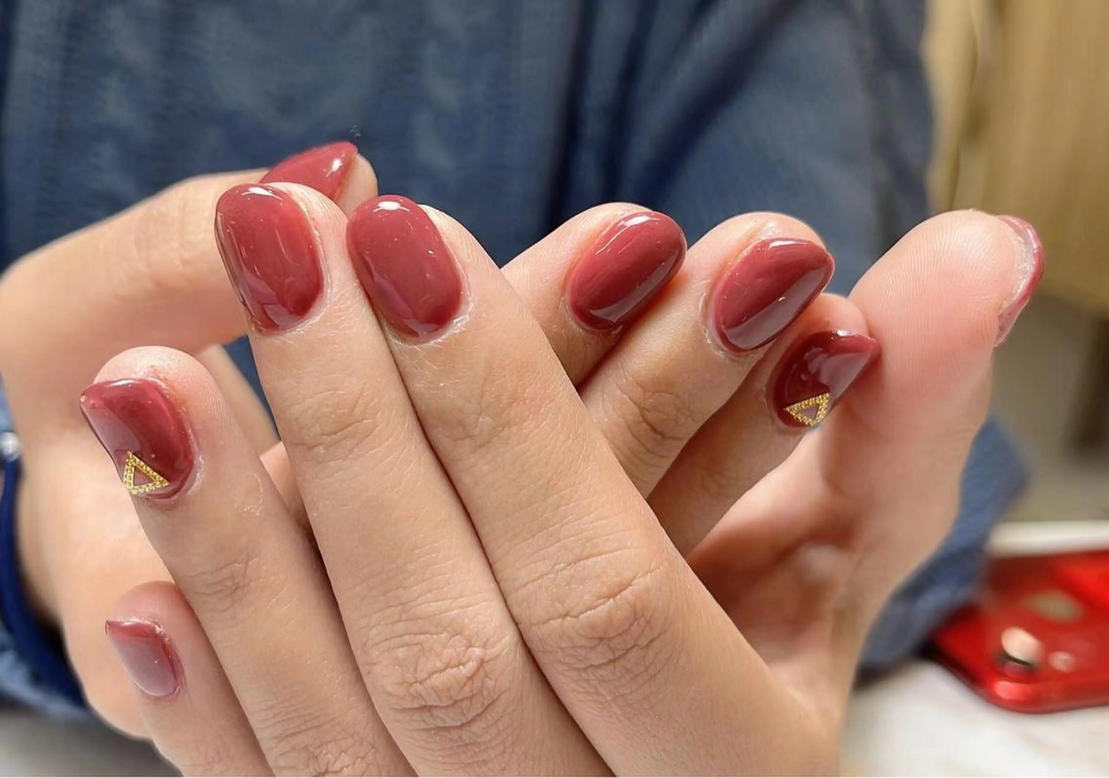 ミディアム ネイル Reonail 💕Kana💕のネイルデザイン
