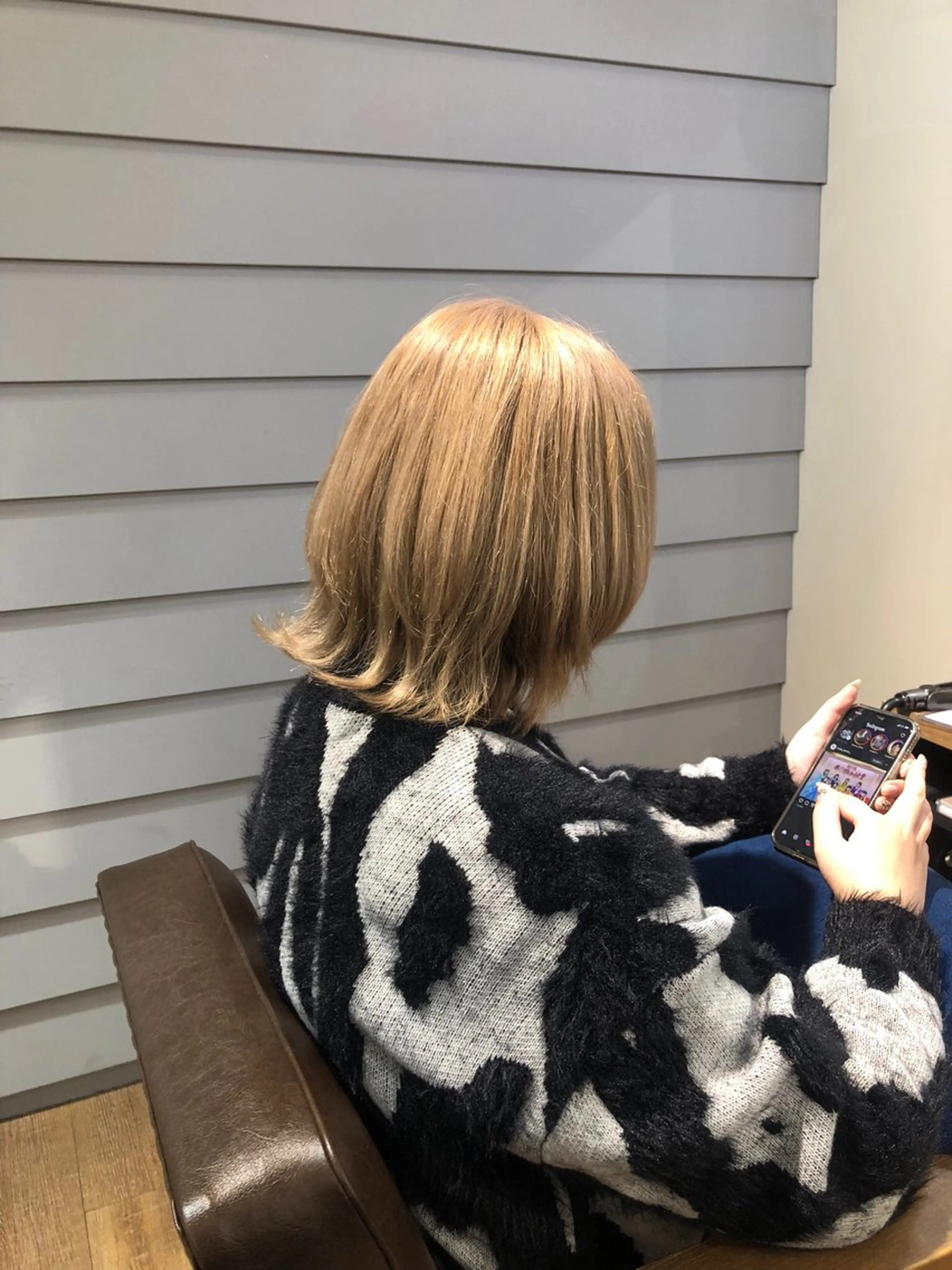 ブリーチ＋カラー＋髪質改善トリートメントの写真