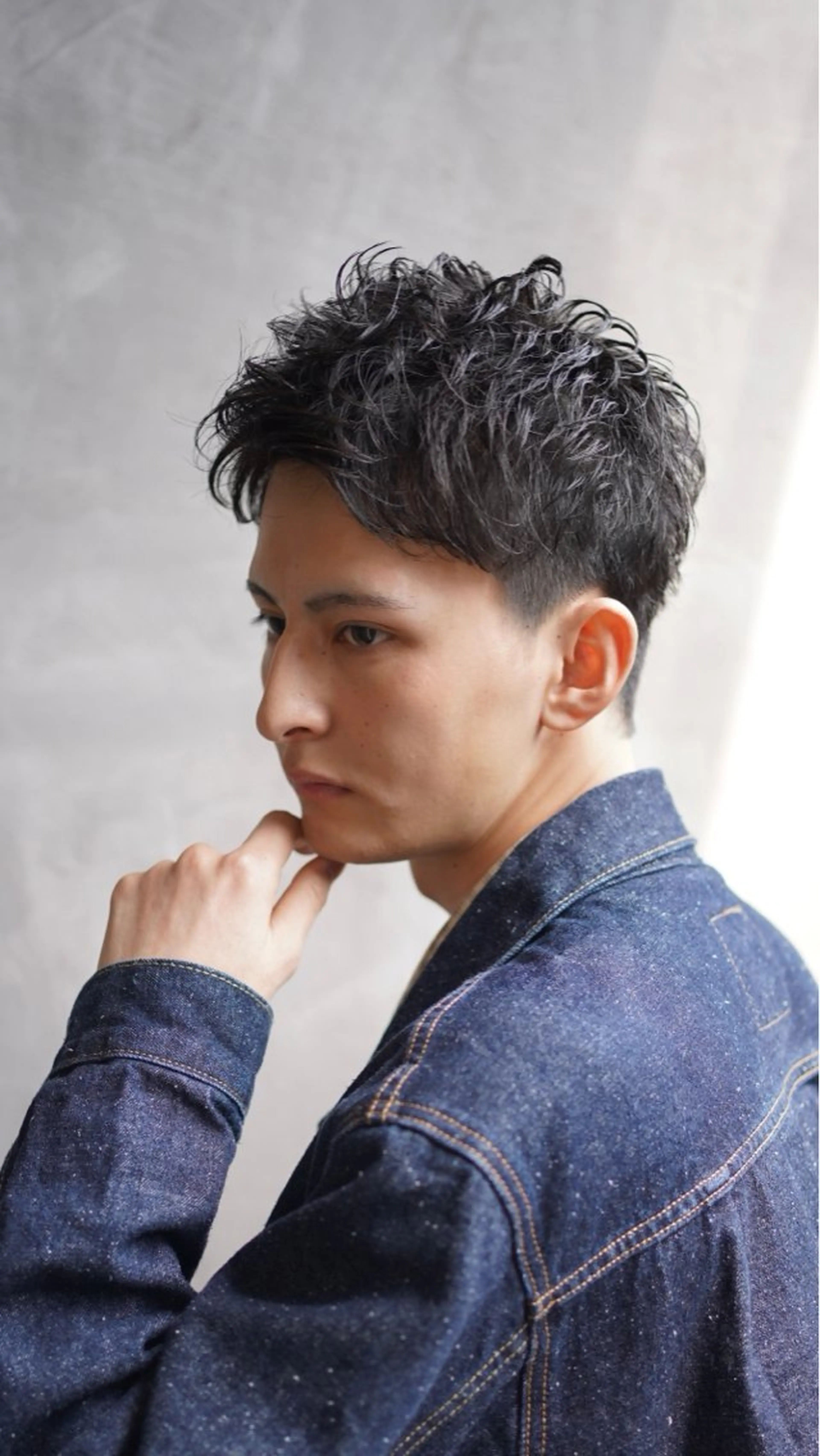 メンズ カット パーマ フジムラ ヒロタカのヘアスタイル