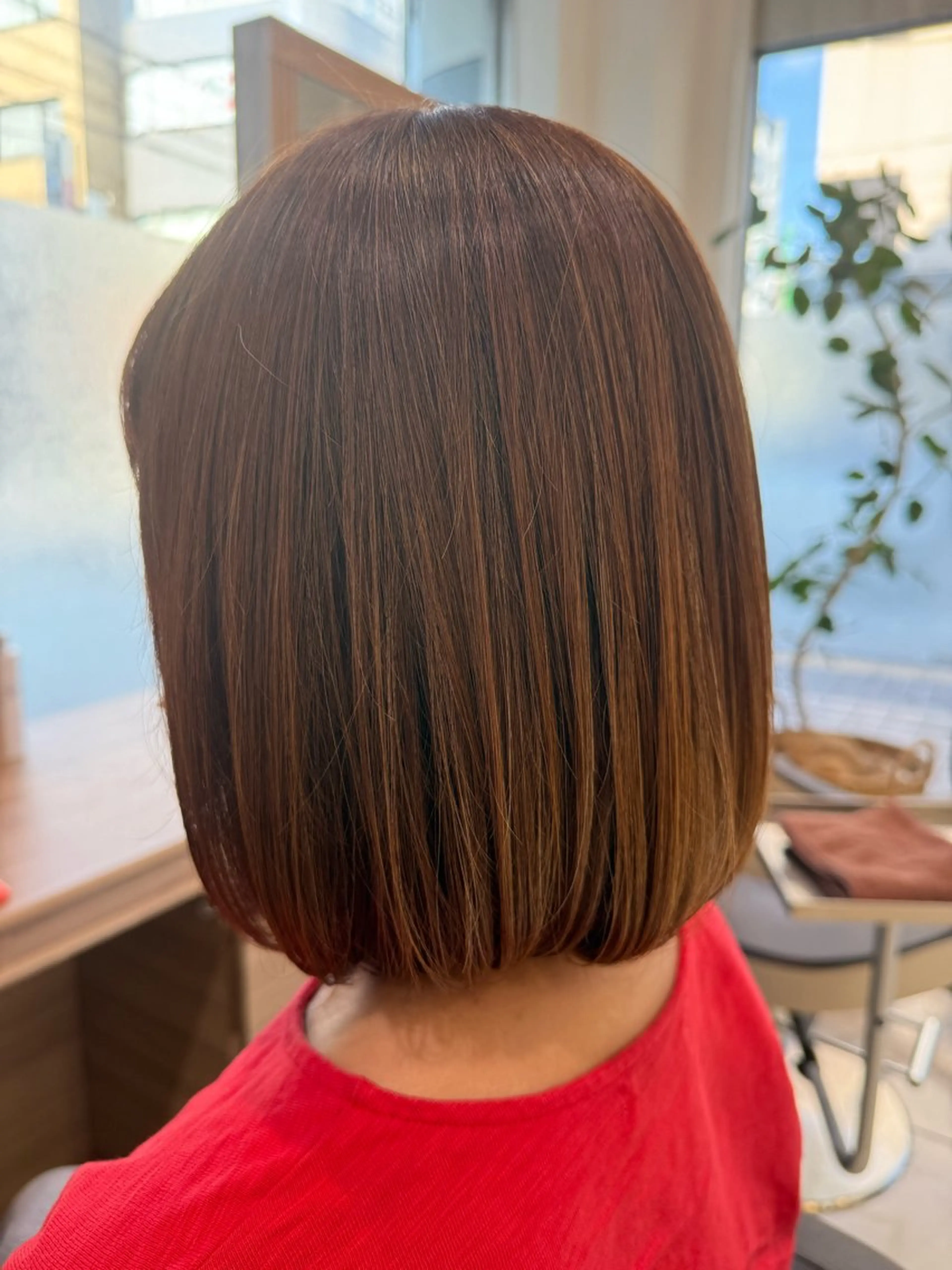 ミディアム カット 縮毛矯正 髪質改善・縮毛矯正 Taijuのヘアスタイル