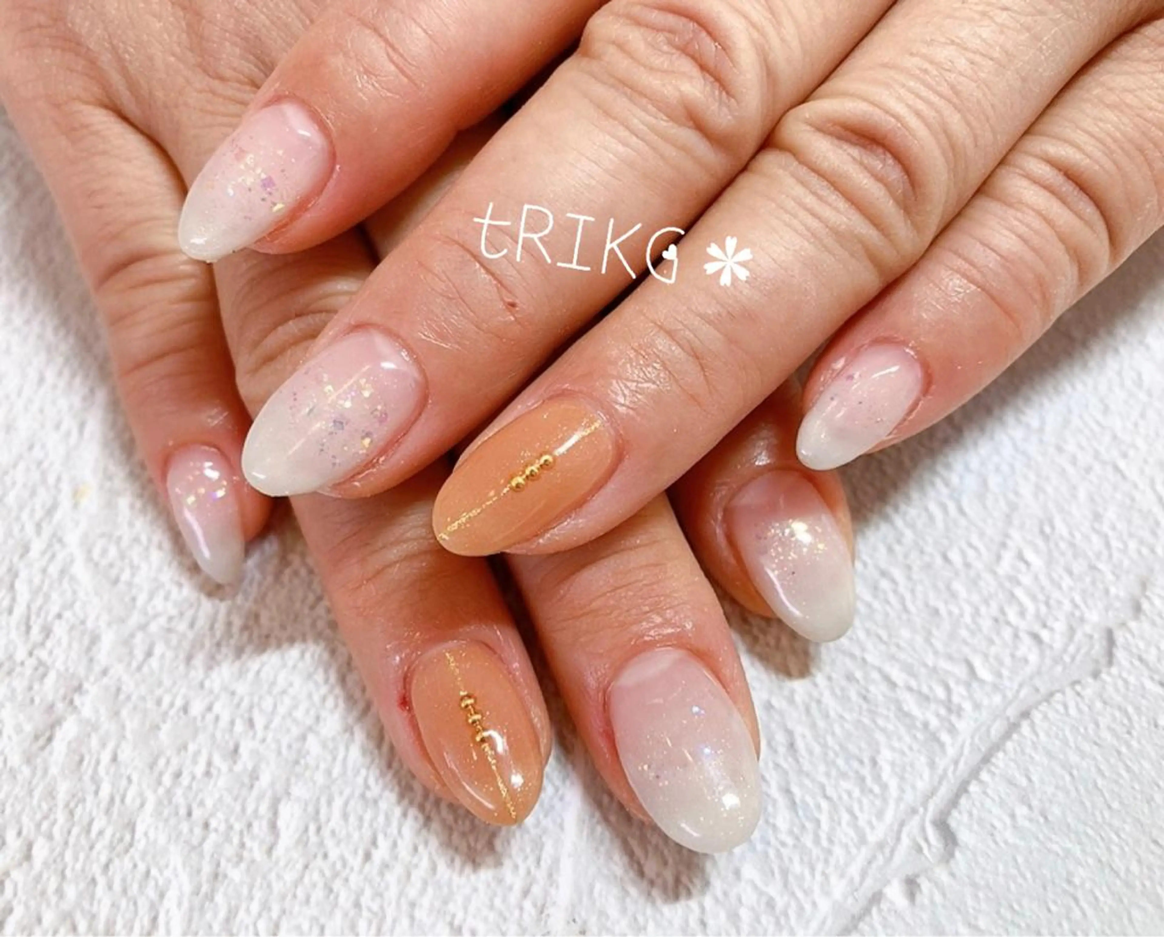 ネイル ハンドネイル tRING* しいの木台のネイルデザイン