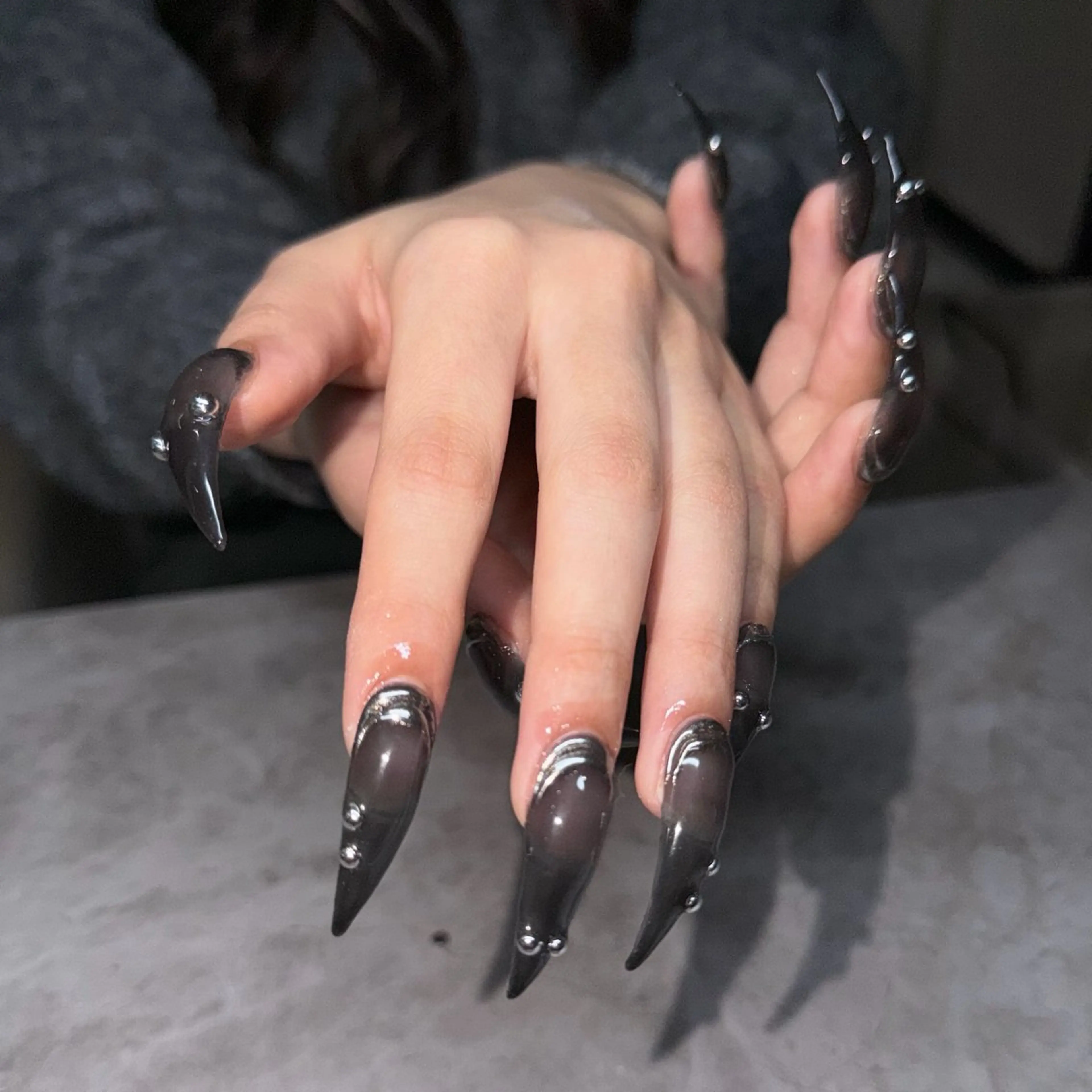 ネイル ハンドネイル IROHA NAIL Kurumi🪽🫧のネイルデザイン