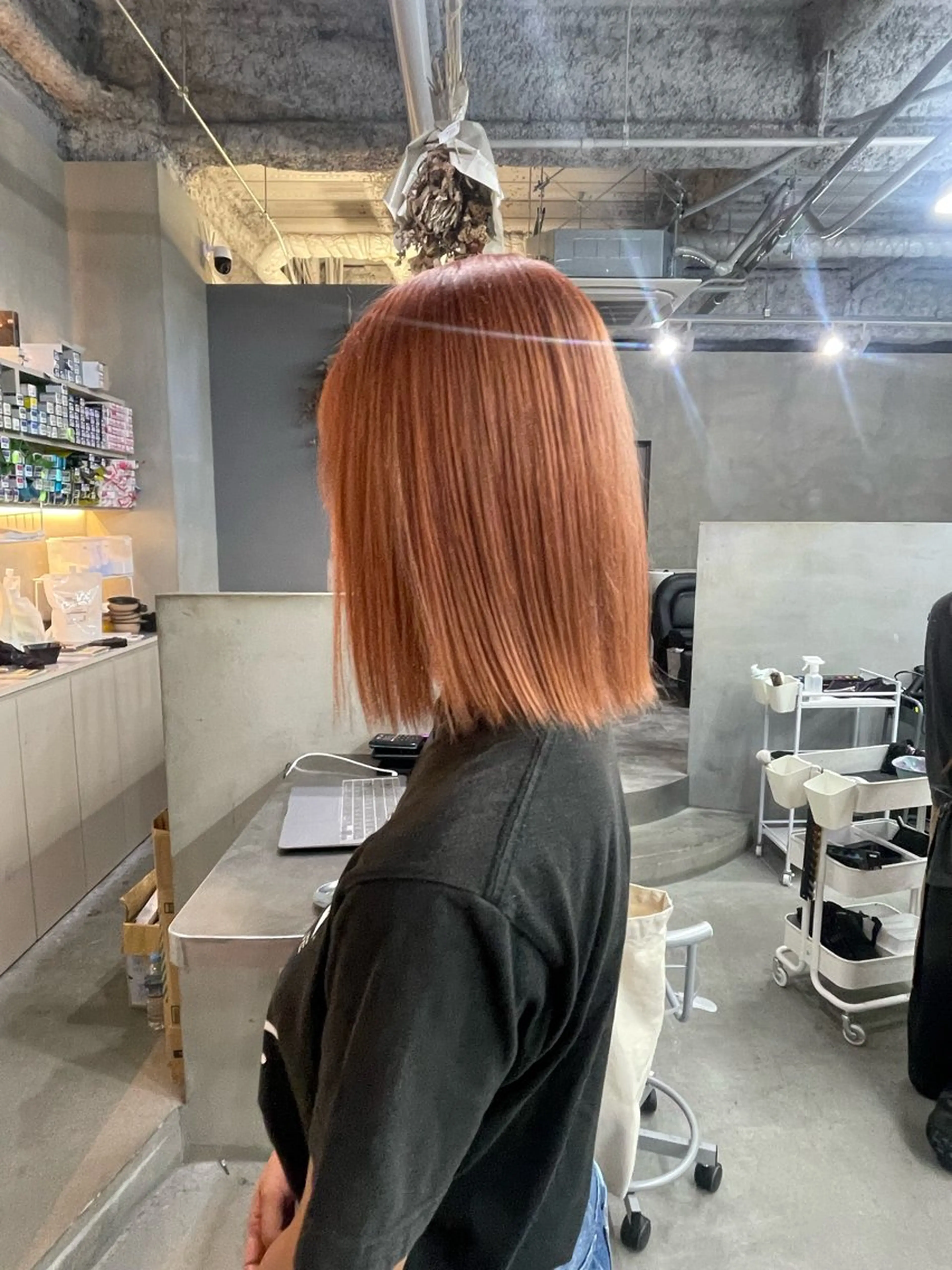 ショート ヘアカラー トリートメント qulim【クリム】 /ハイトーン/海音のヘアスタイル