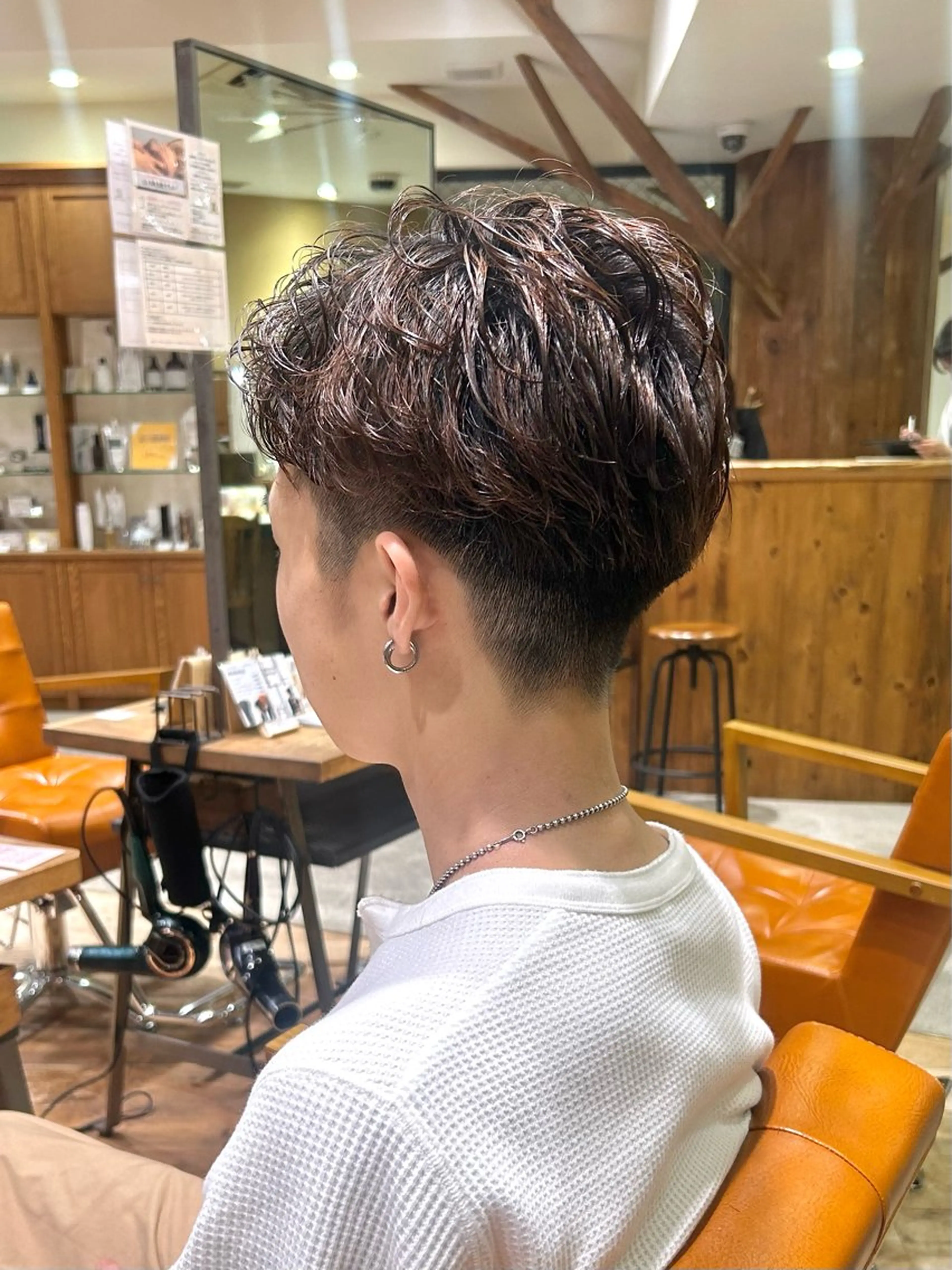 メンズ ツーブロック カット ボブレイヤー/ ブリーチ/miyuuのヘアスタイル