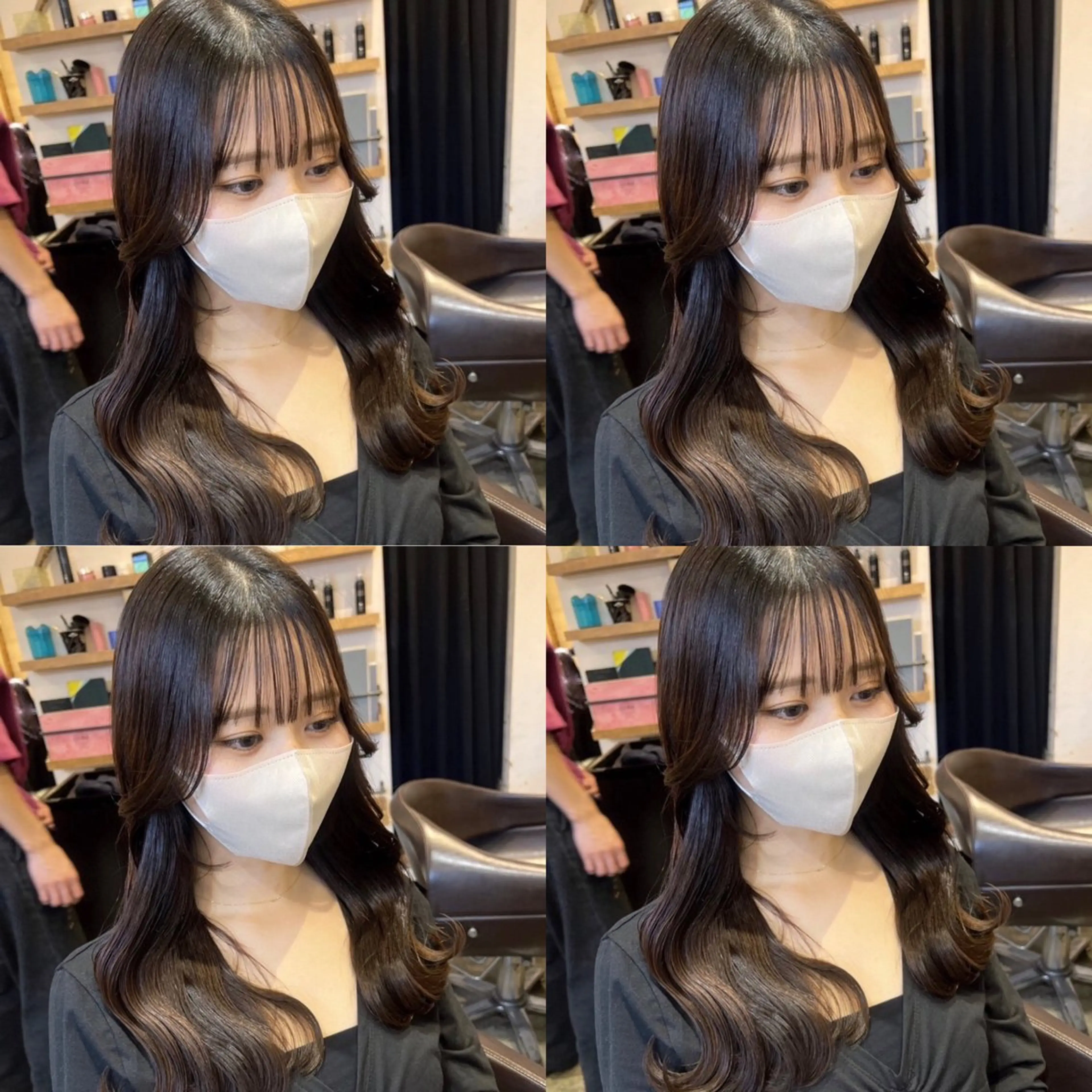 ロング カラー レイヤーカット/ 縮毛矯正🇰🇷早坂のヘアスタイル