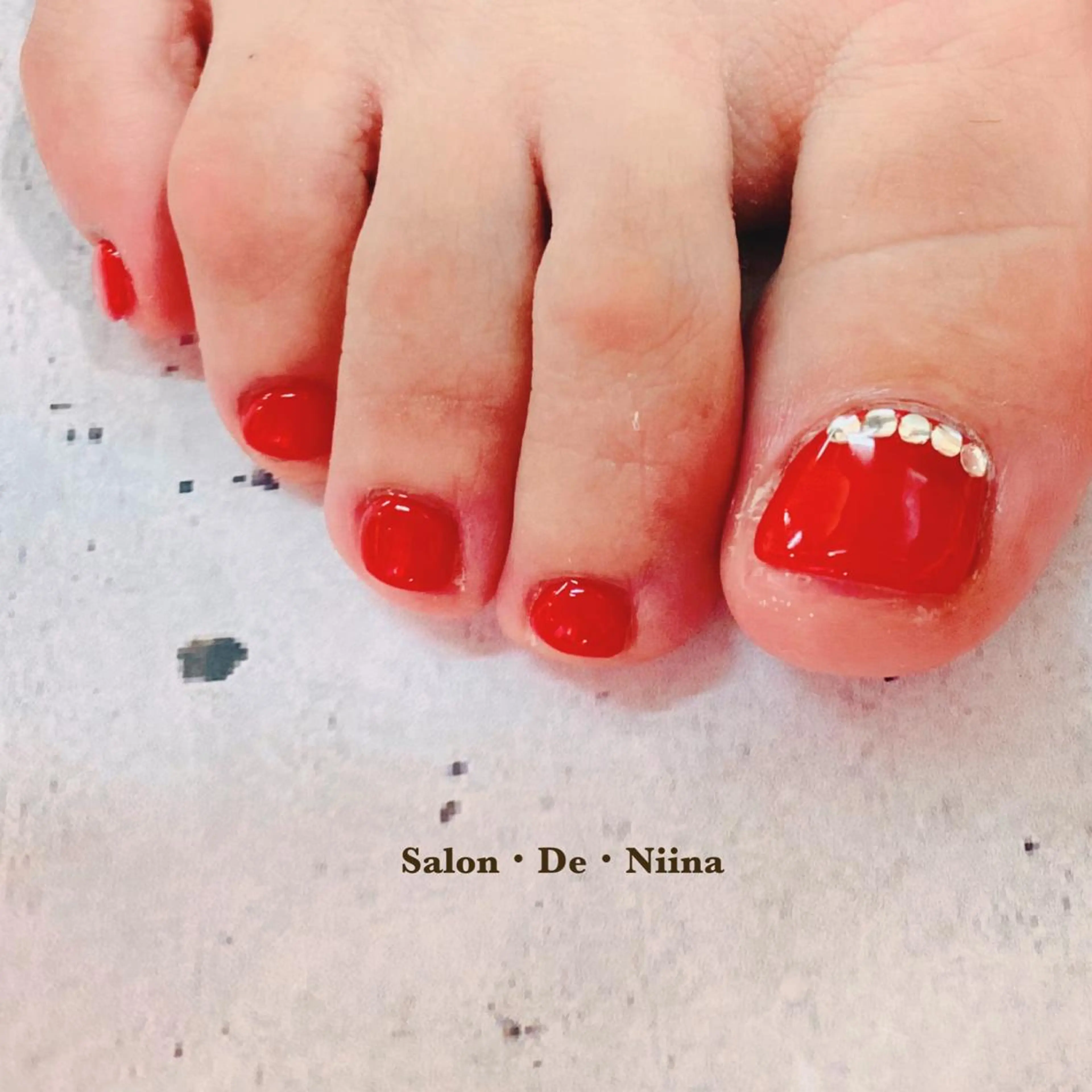 ネイル フットネイル ボディビルダーSal on.DeNiinaのネイルデザイン