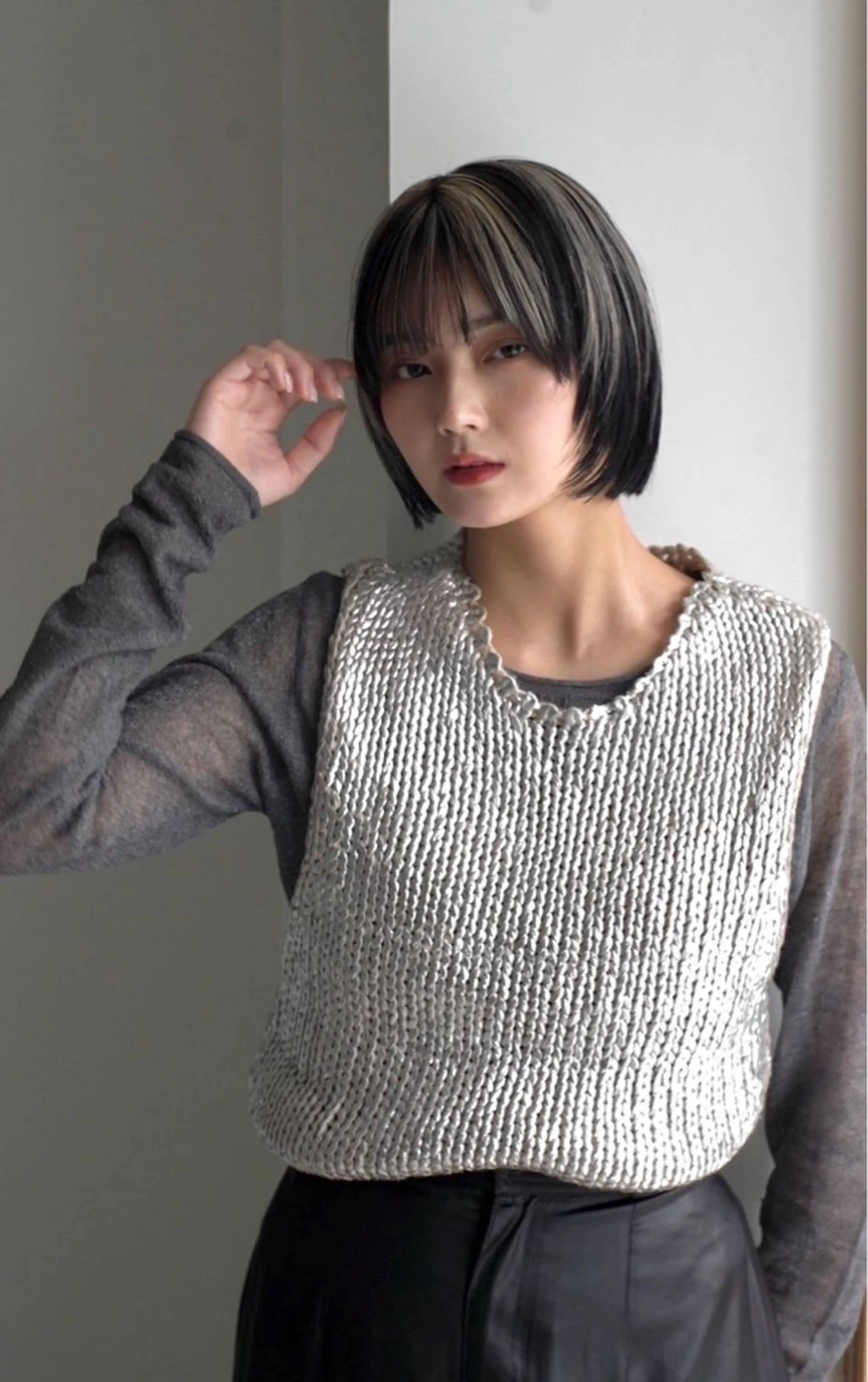 ショート オカモト ケイのヘアスタイル