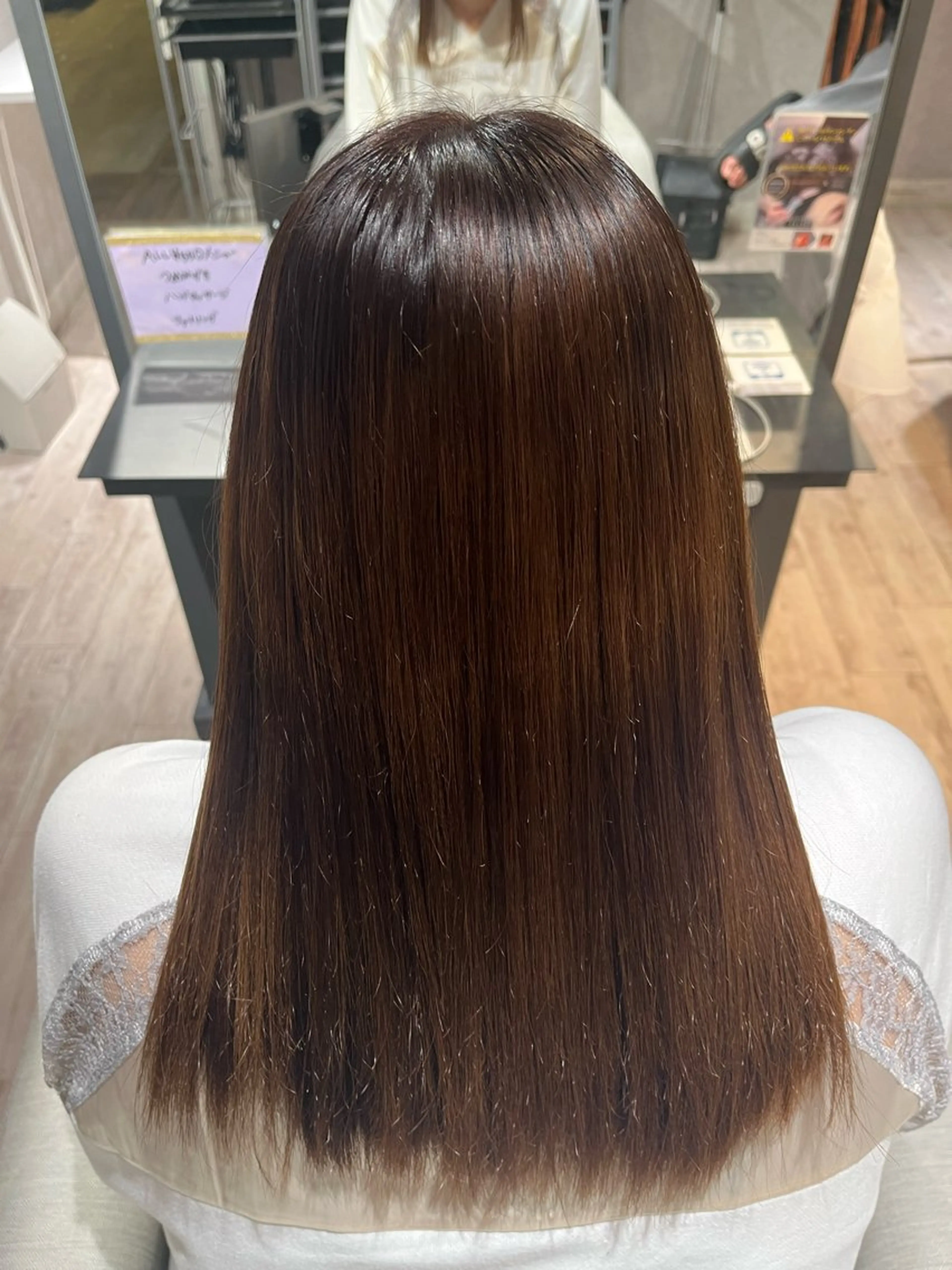 ロング 縮毛矯正 縮毛矯正 辻 瑛大のヘアスタイル