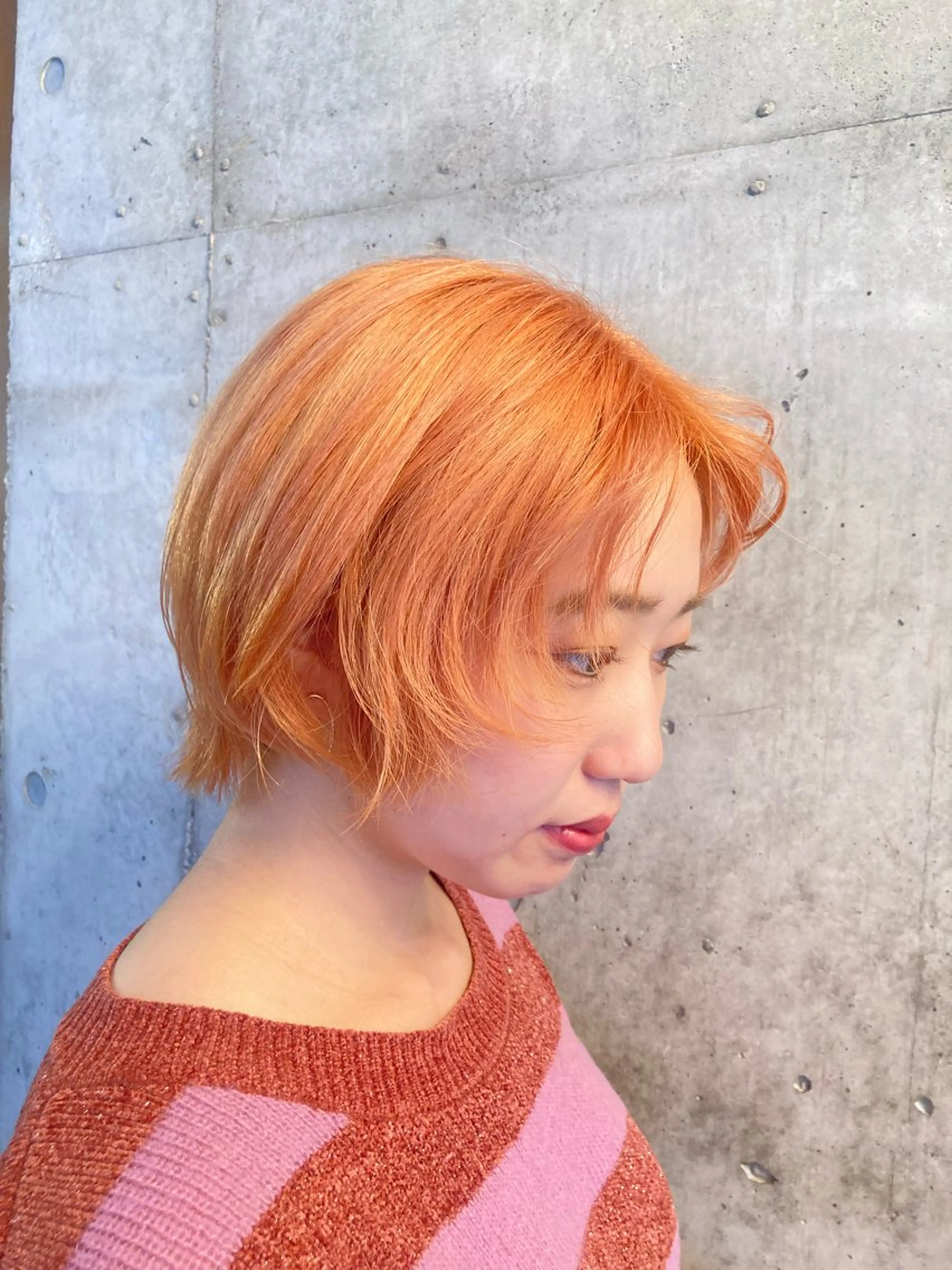 ミディアム カラー 横浜美容室／暖色系 michika🌹のヘアスタイル