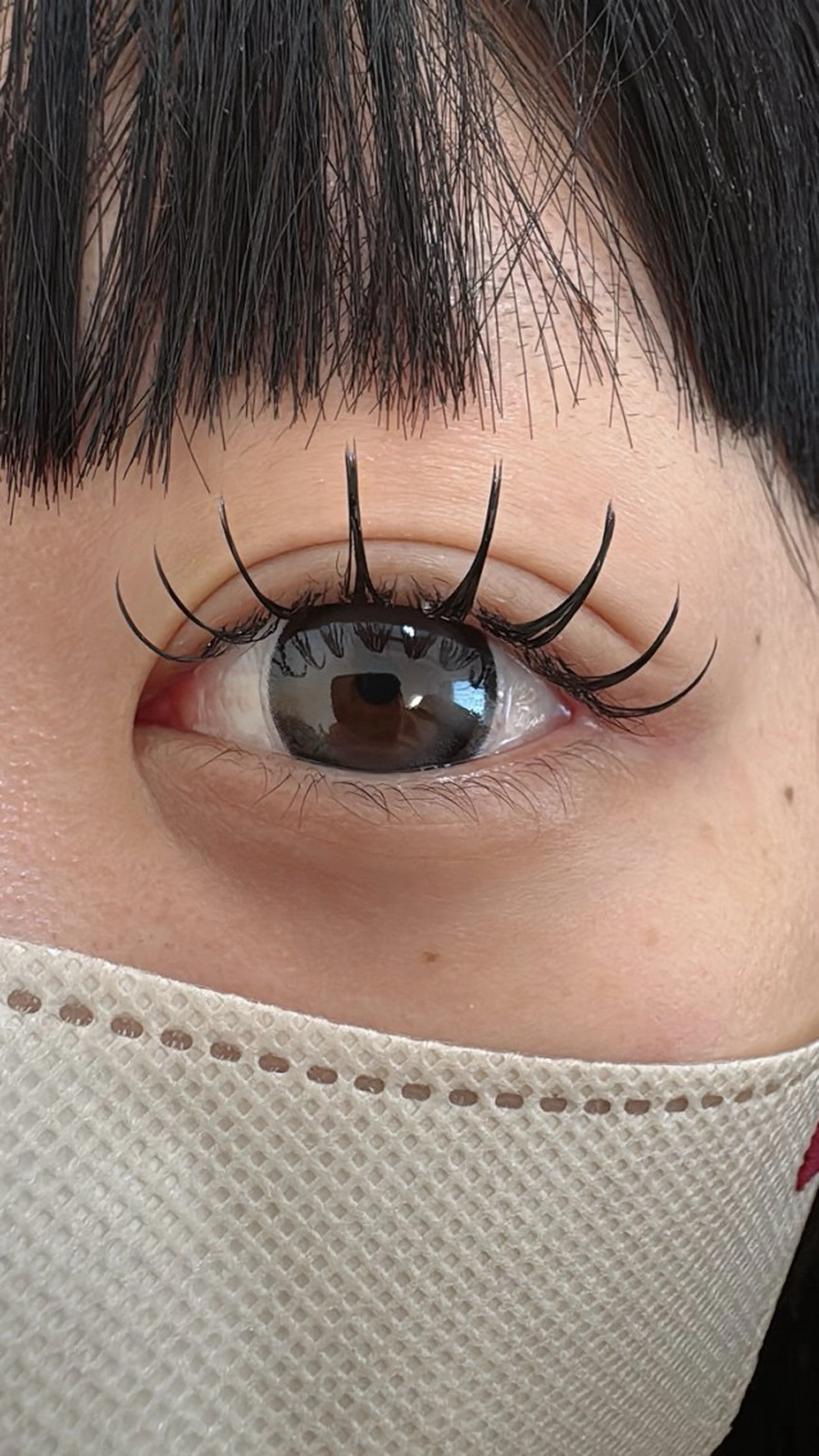 マツエク・マツパ 束感まつ毛 フラットラッシュ マツエク パリジェンヌ マツエク専門店　玲子のマツエク・マツパデザイン