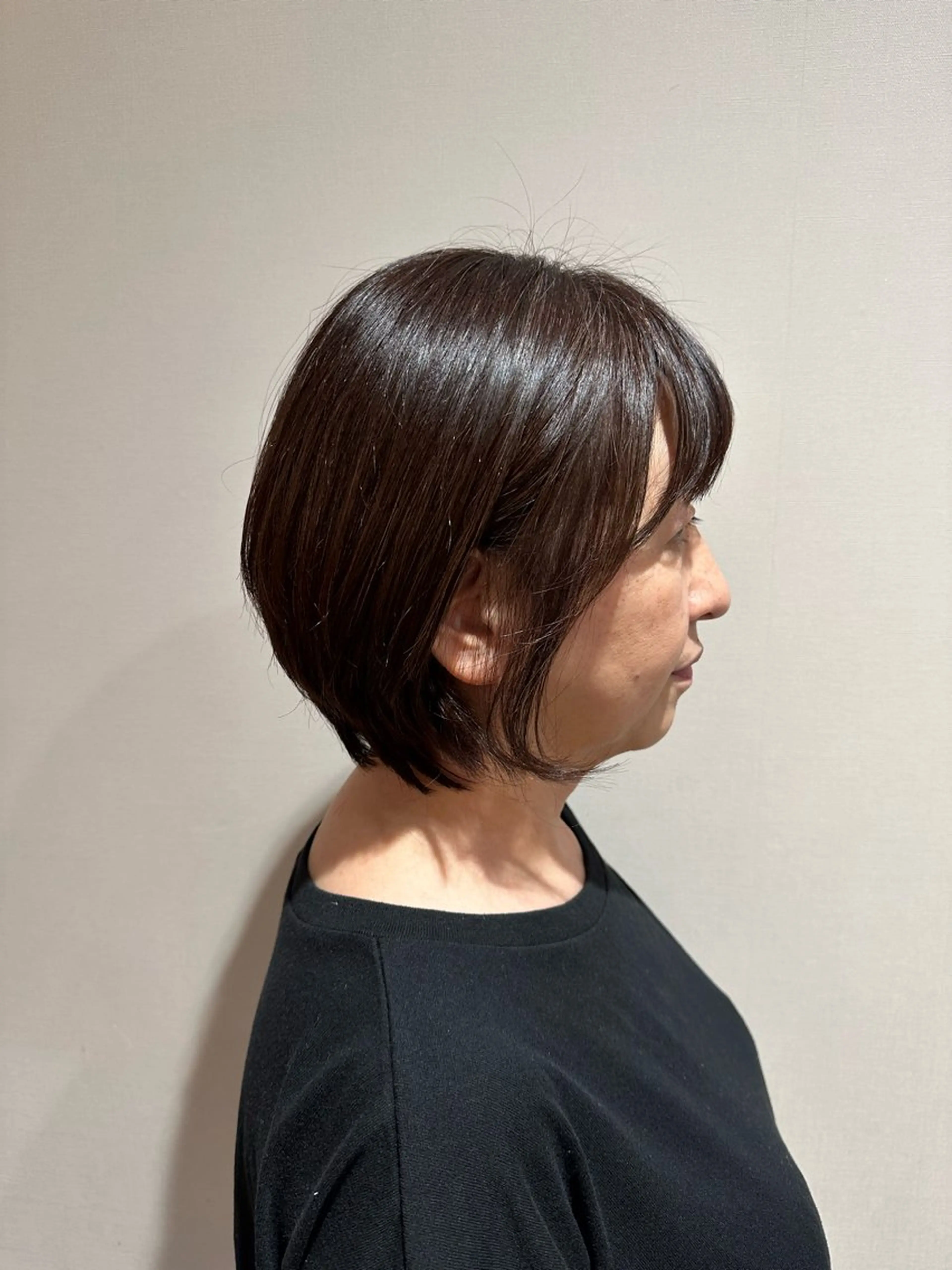 ショート カラー ショートボブ ボブ ショートヘア 韓国風ﾊﾟｰﾏ❁﻿ fu-ka❁艶ｶﾗｰのヘアスタイル