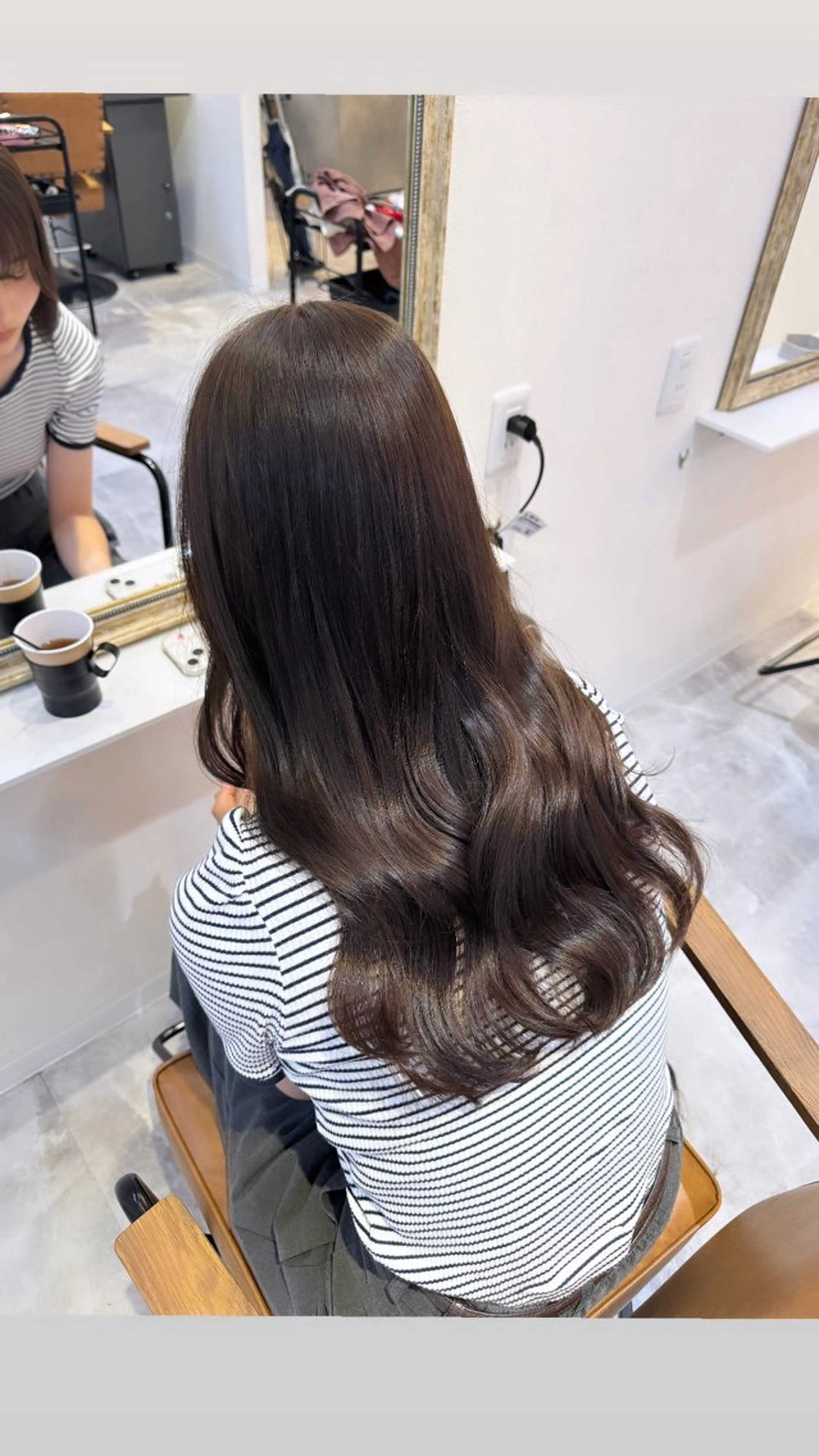 ロング カラー カット ヘアカラー トリートメント 赤み無し柔らかカラー 【梅田】madokaのヘアスタイル