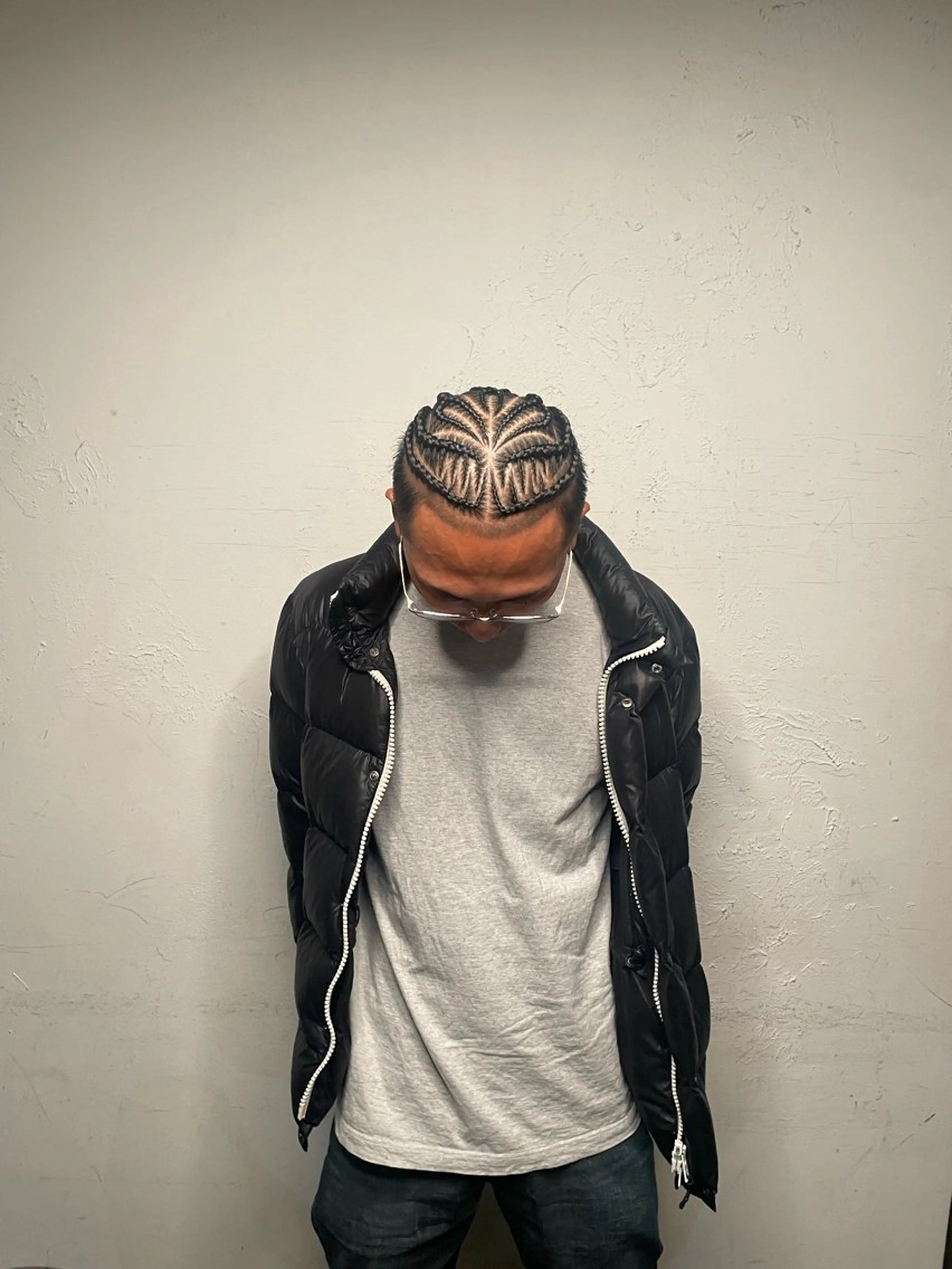 メンズ コーンロウ／ブレイズ SYUのヘアスタイル