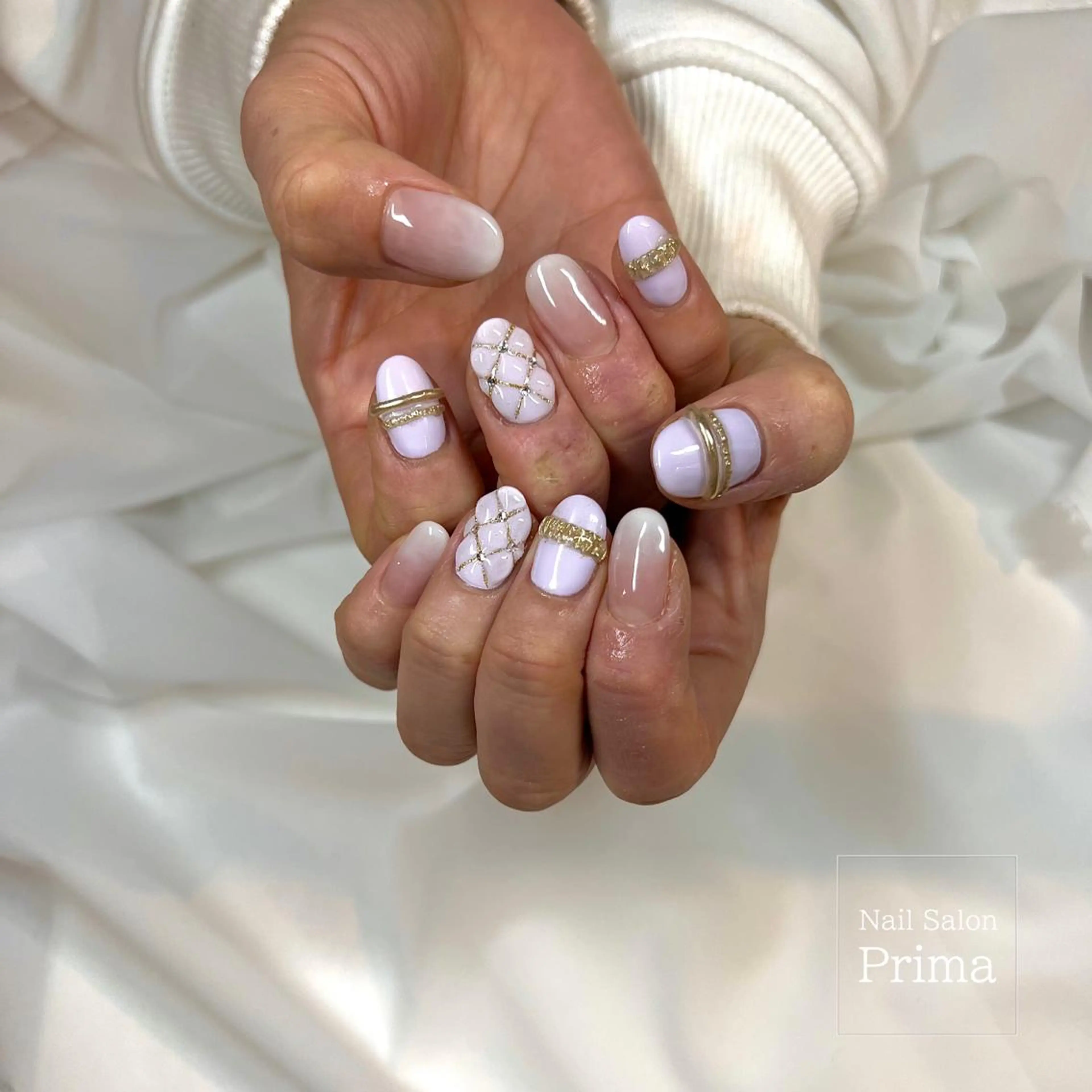 セミロング ネイル SalonPrima Nail & Eyeのネイルデザイン