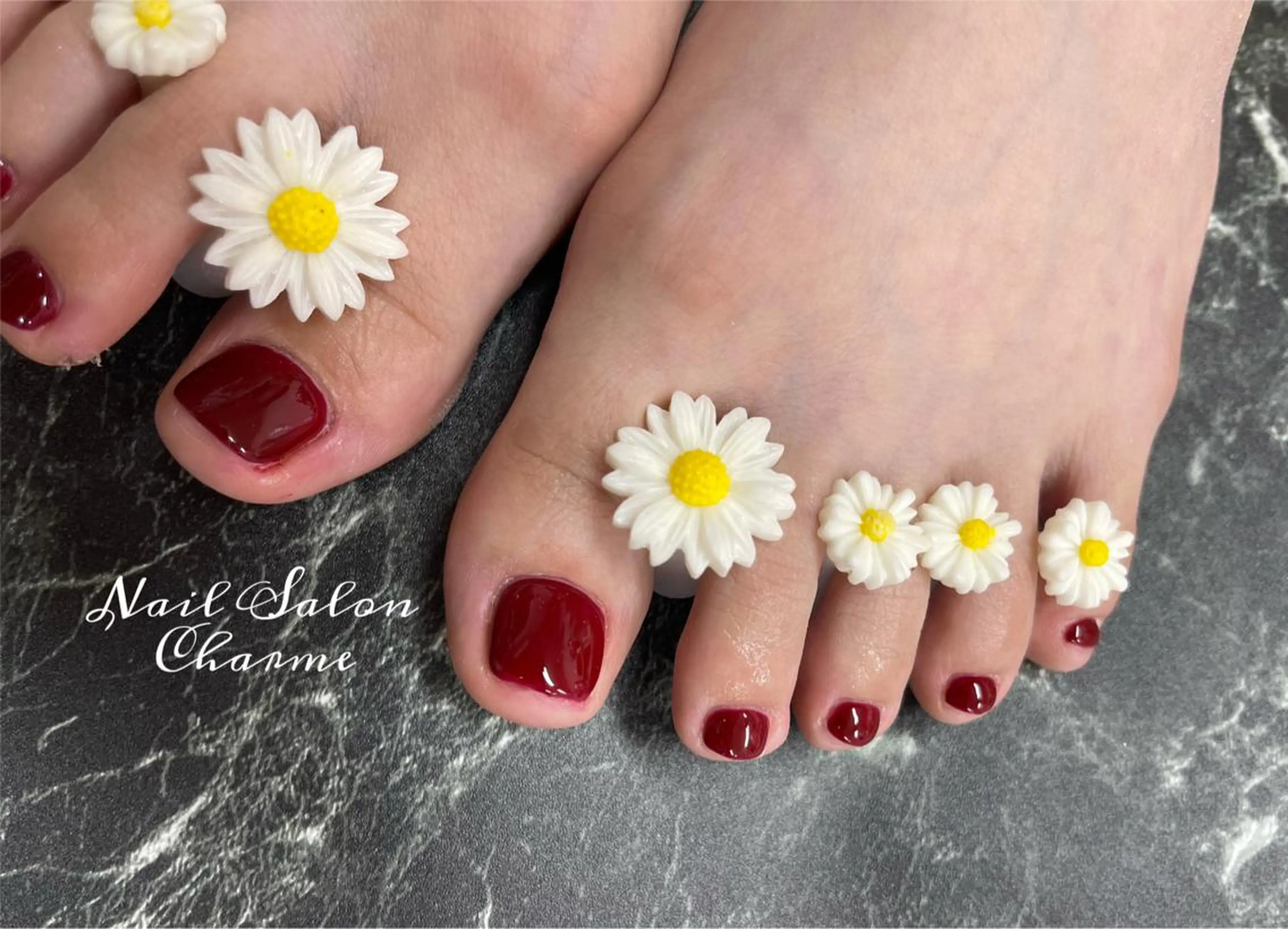 ネイル フットネイル NailSalon Charmeのネイルデザイン