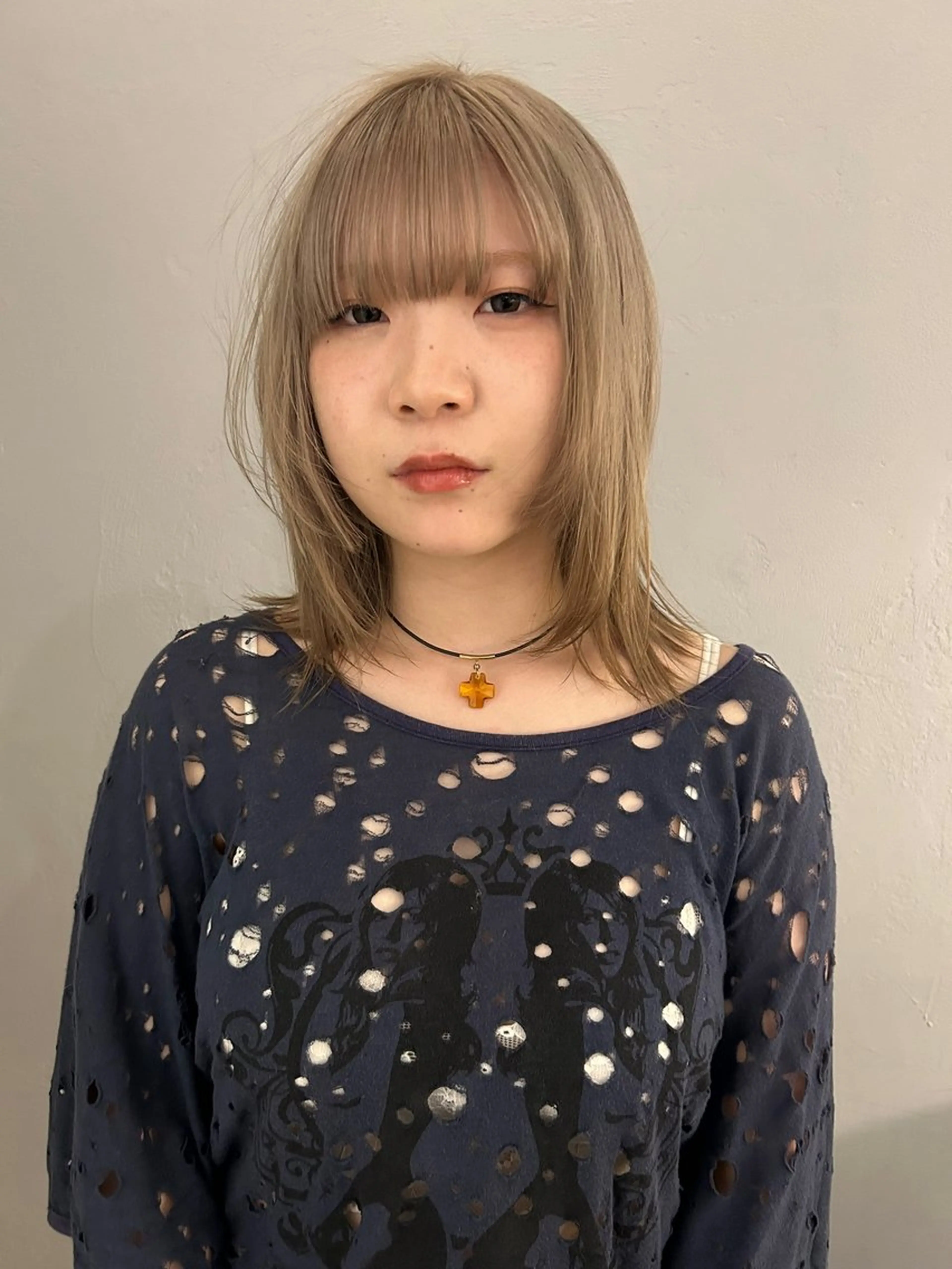 ミディアム カラー ヘアカラー トリートメント ケアパーマ/ケアブリ ーチdaisukeのヘアスタイル