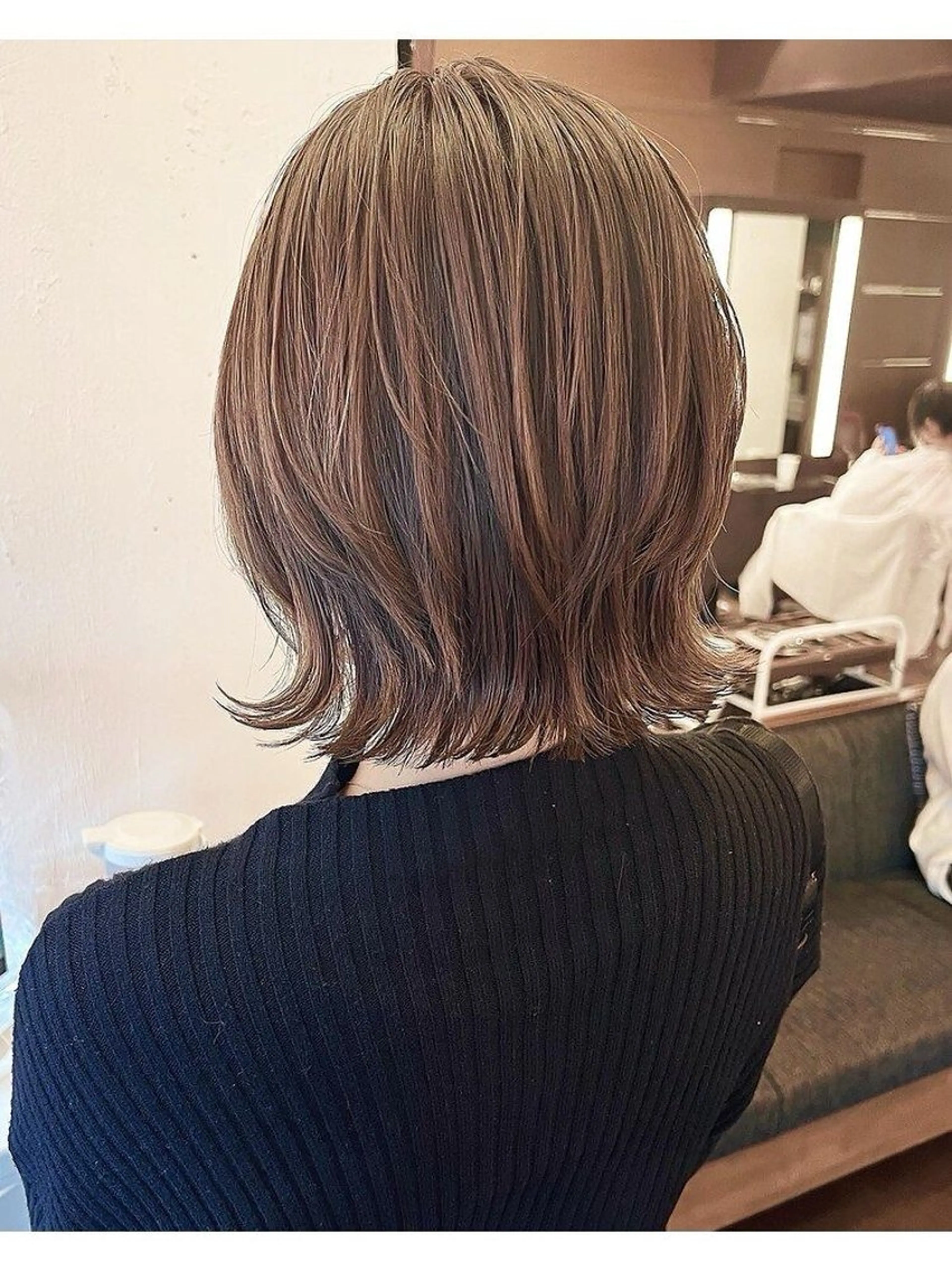 ミディアム カラー hairmake grace所属・anai yukieのヘアスタイル