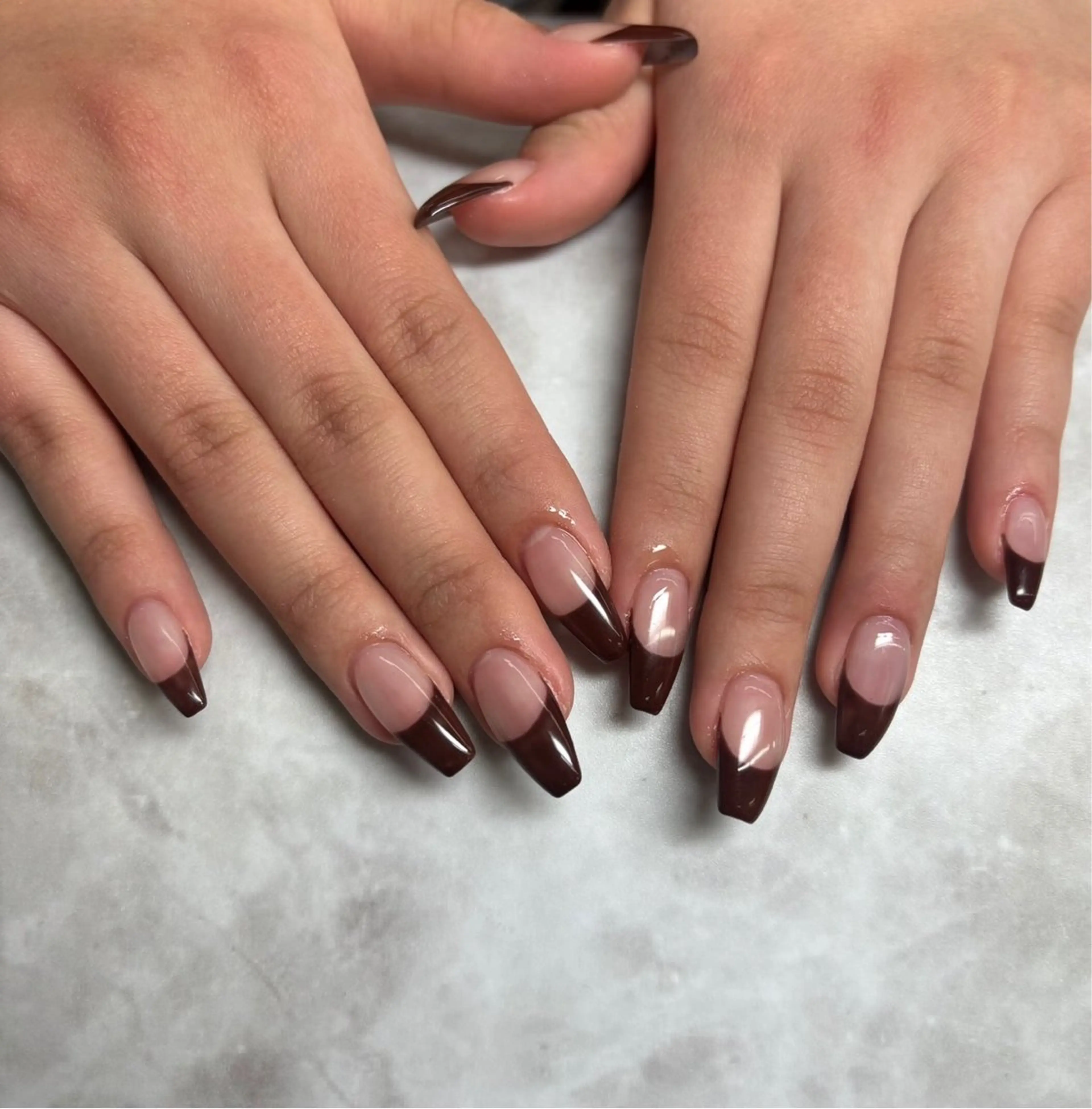 ネイル 韓国/ヌーディー系 ネイル自由が丘のネイルデザイン