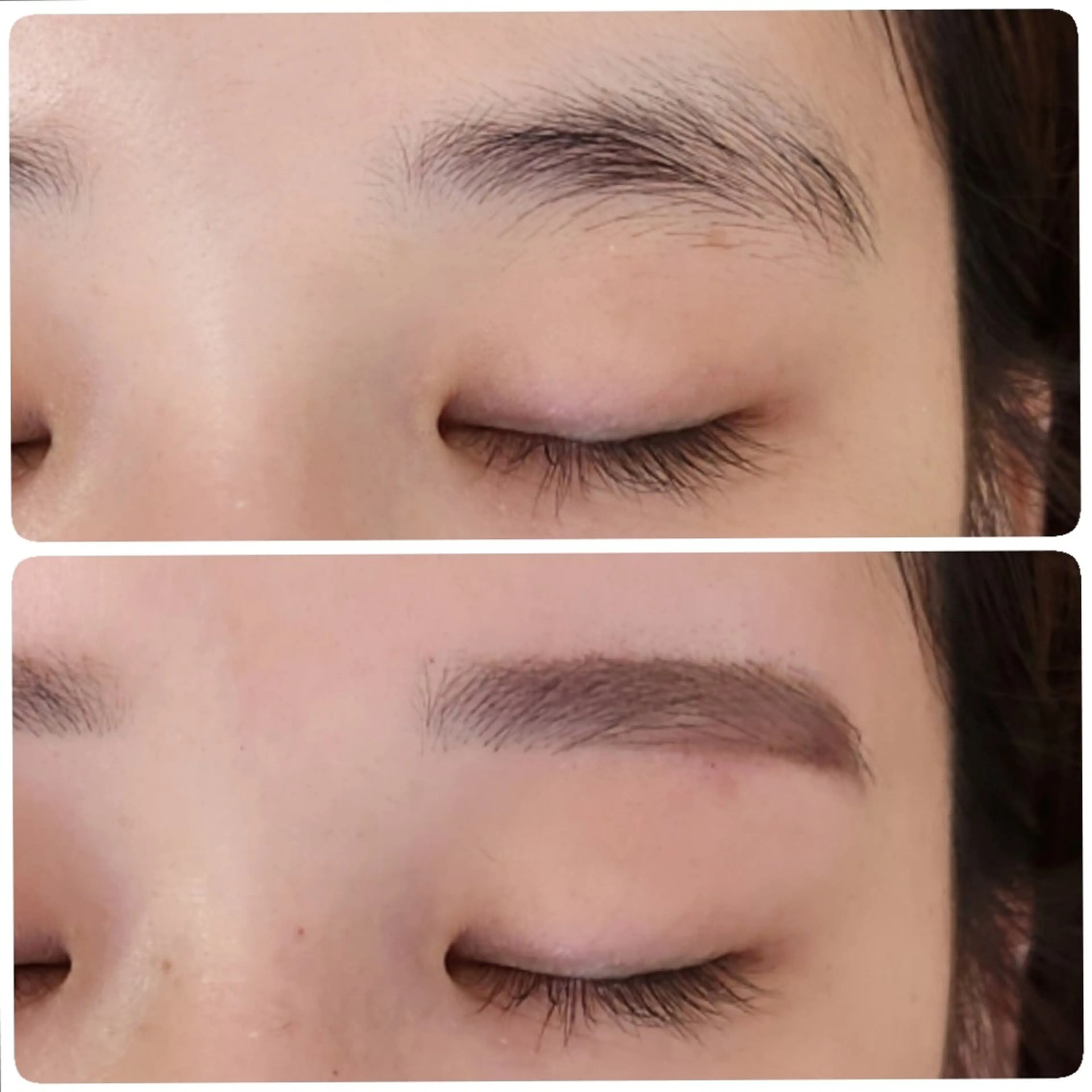 アイブロウ 眉毛ワックス脱毛 ワックス脱毛 ASHA ikumiのマツエク・マツパデザイン