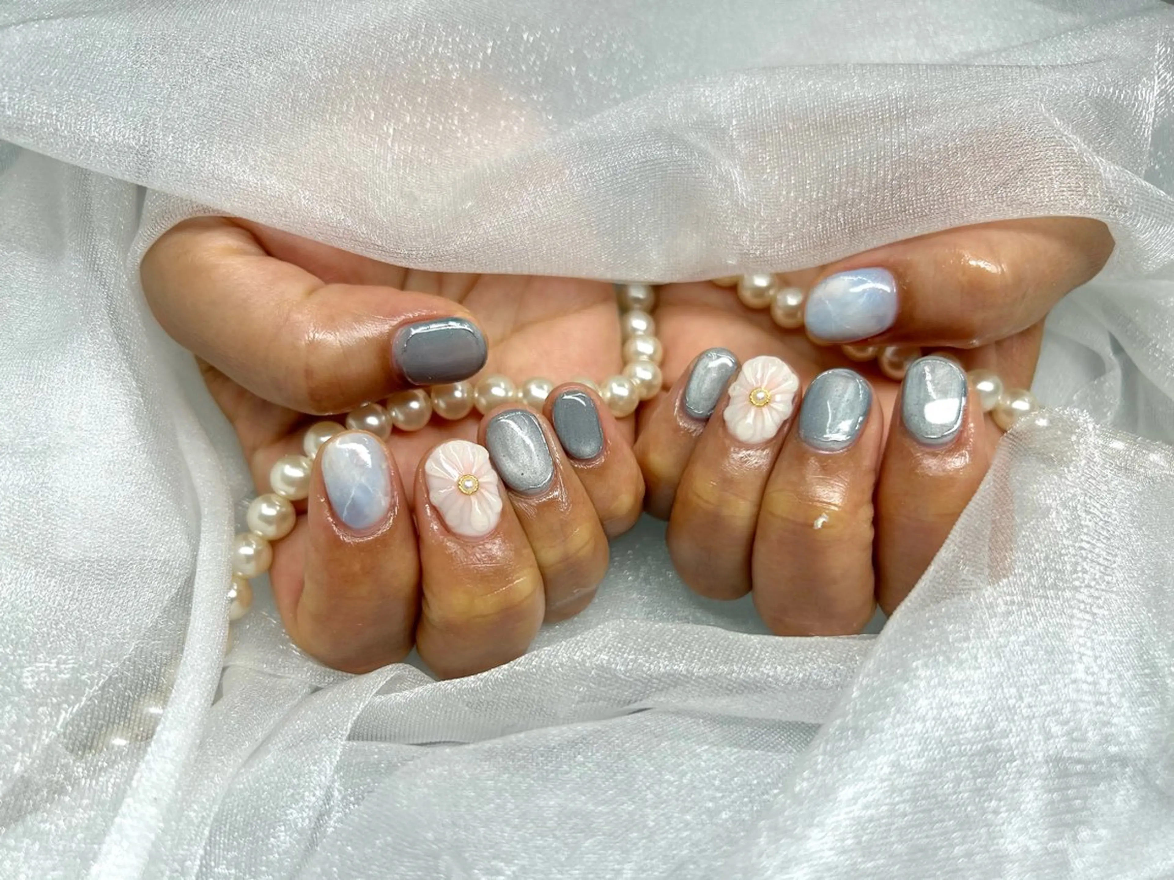 ネイル 持ち込み 加藤 楓子のネイルデザイン