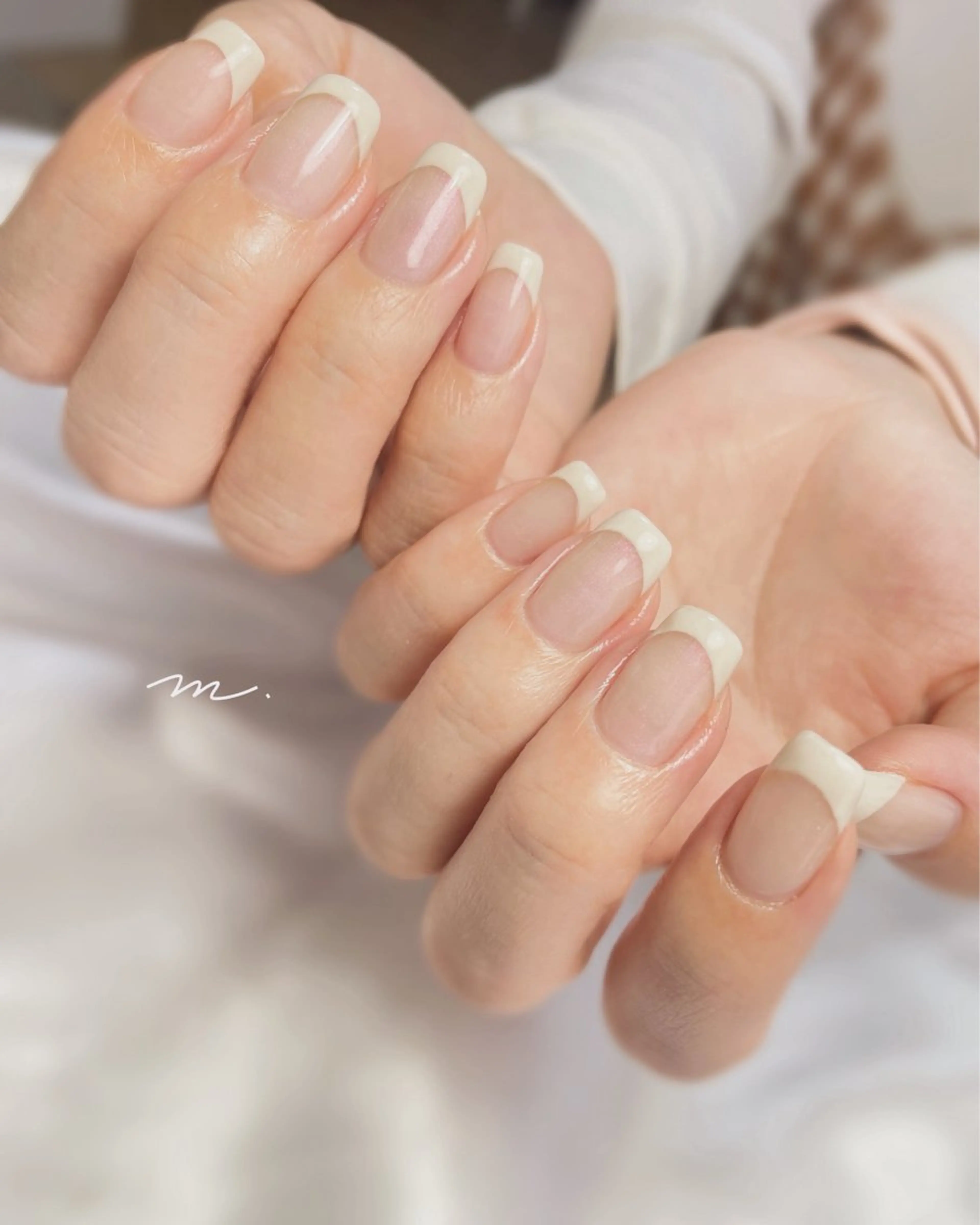 ネイル フレンチネイル ハンドネイル Mare nailのネイルデザイン