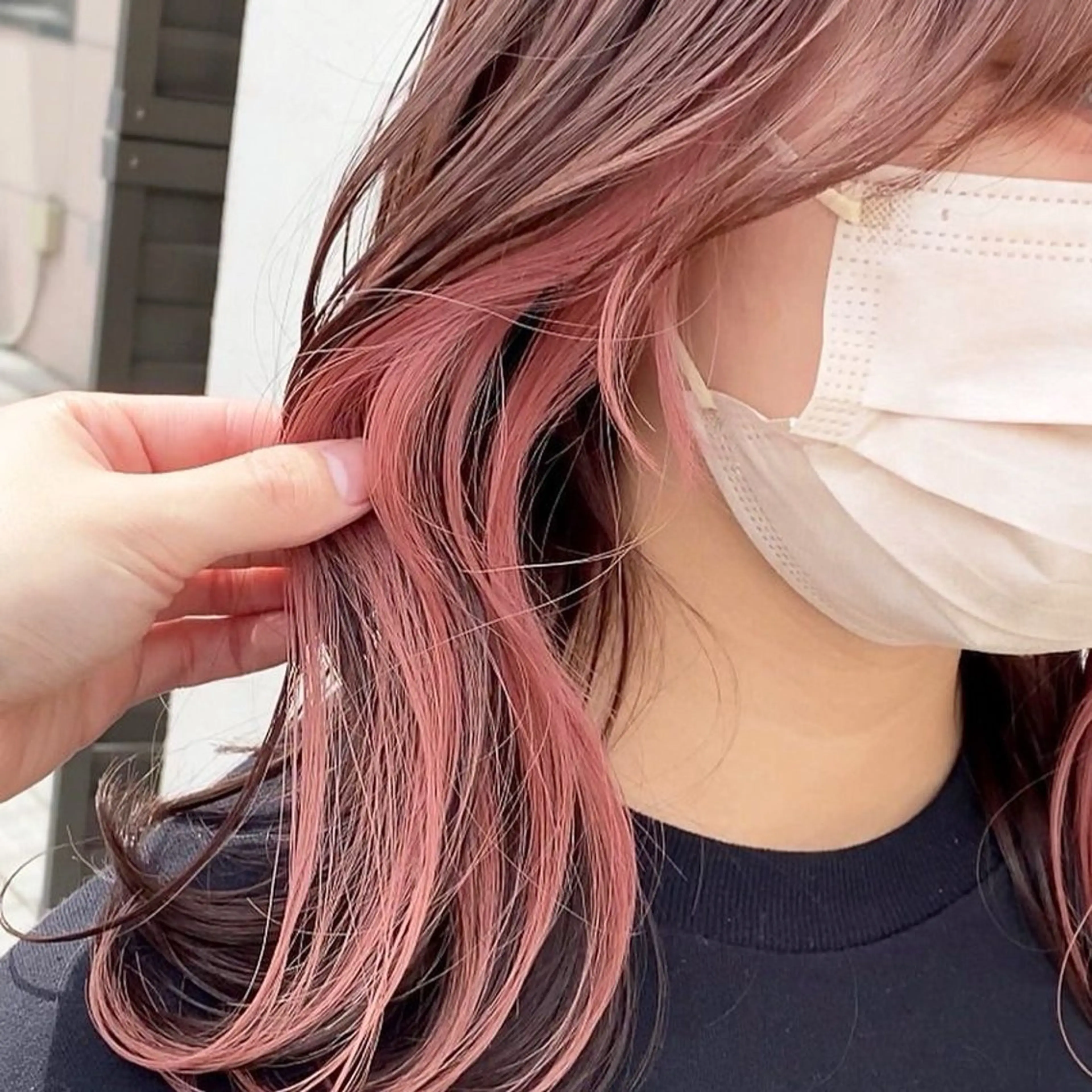 セミロング カラー 透明感カラー 🦙なりたりみのヘアスタイル