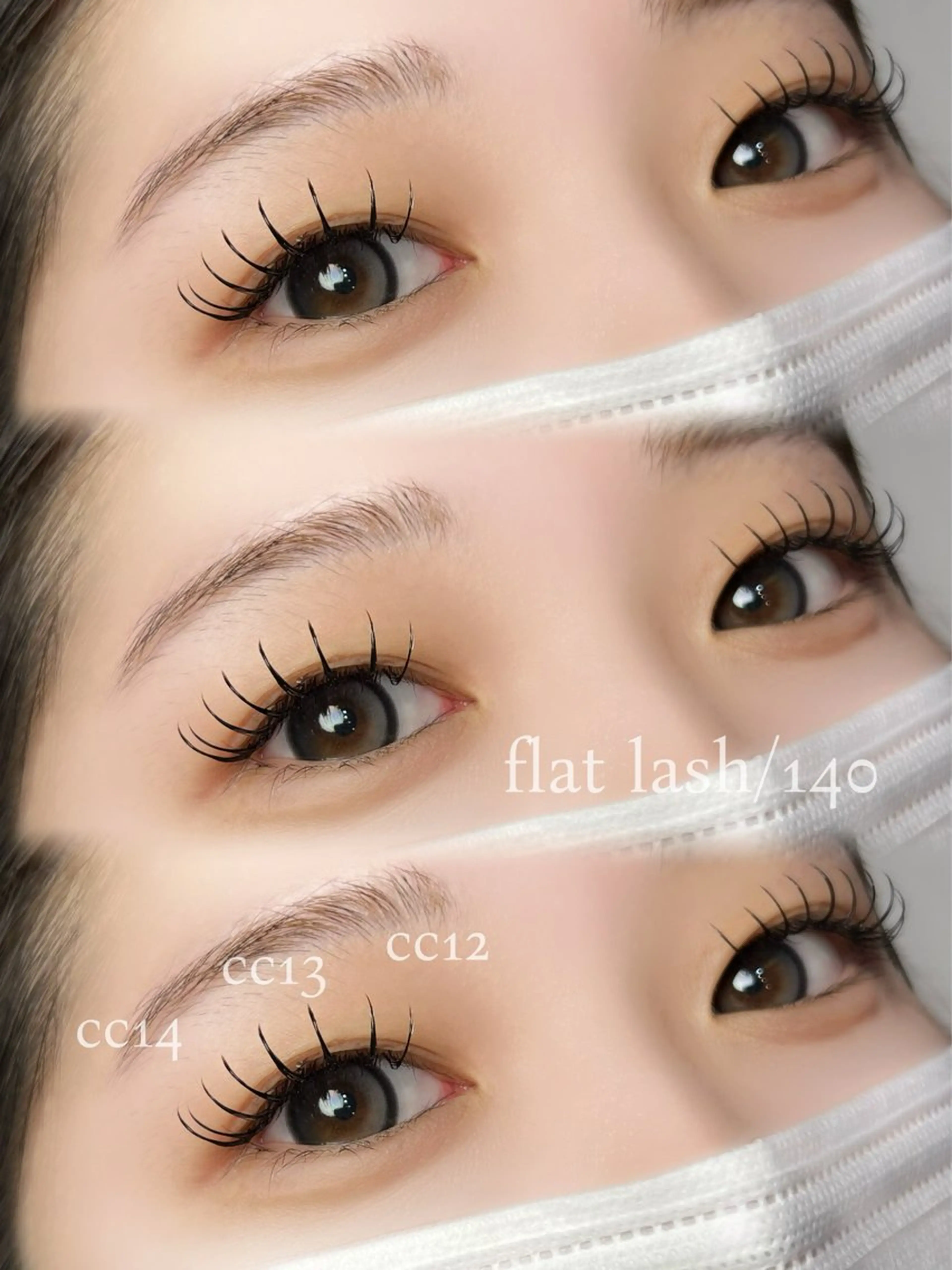 マツエク・マツパ 目尻長め マツエク Yugleaf saeのマツエク・マツパデザイン