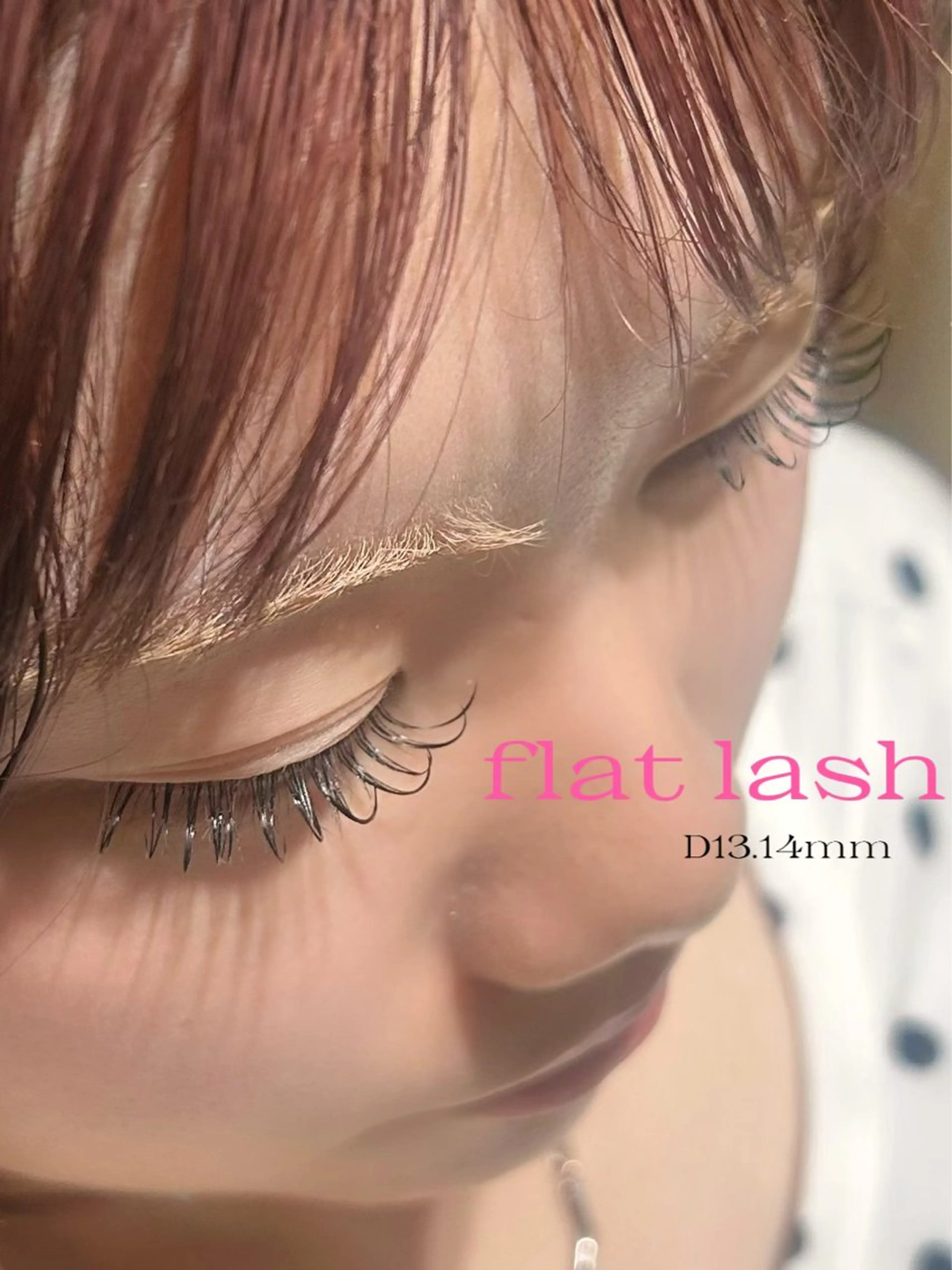 マツエク・マツパ フラットラッシュ CreBiA 🍓 rihoのマツエク・マツパデザイン