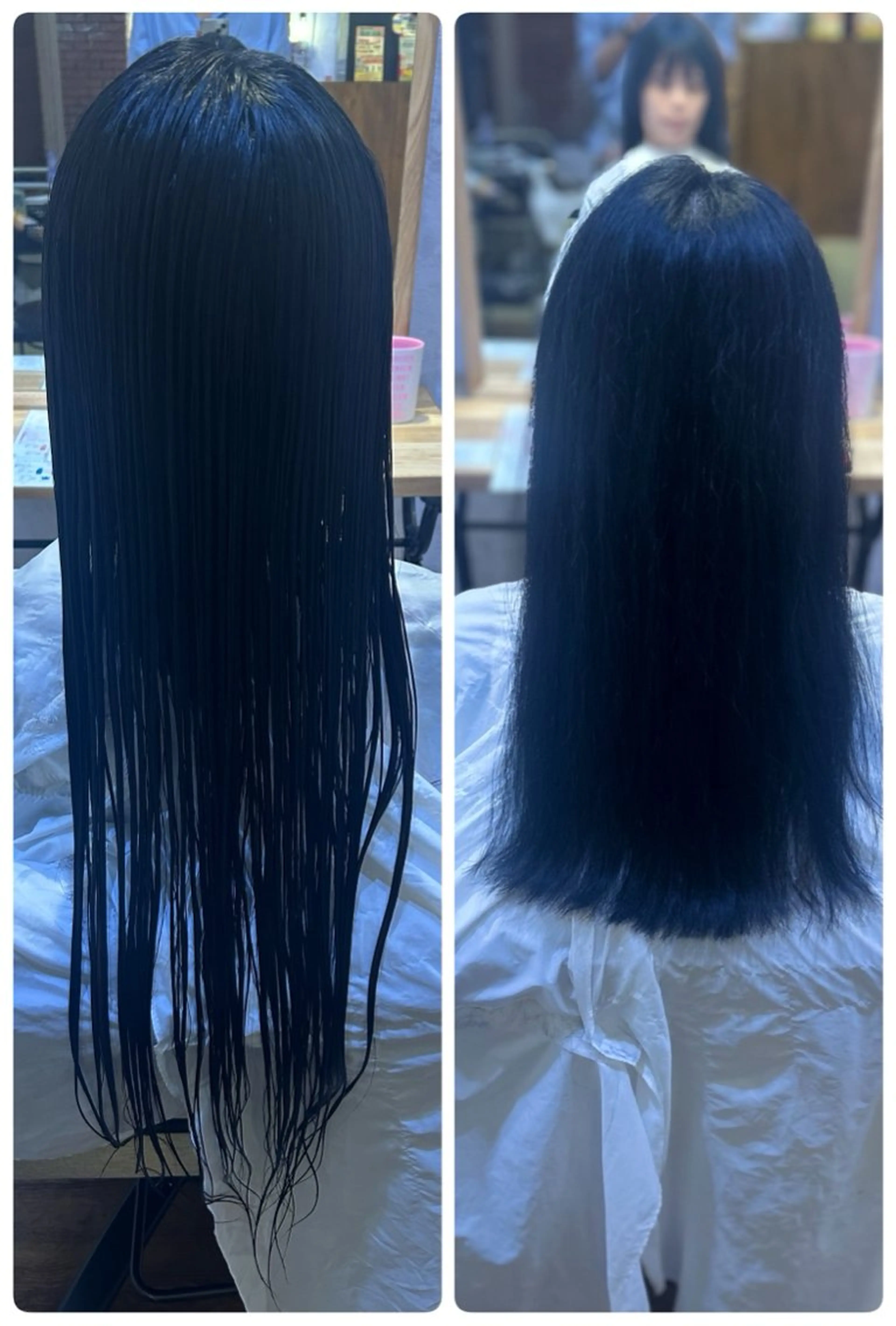 ロング 尾崎 恭子のヘアスタイル