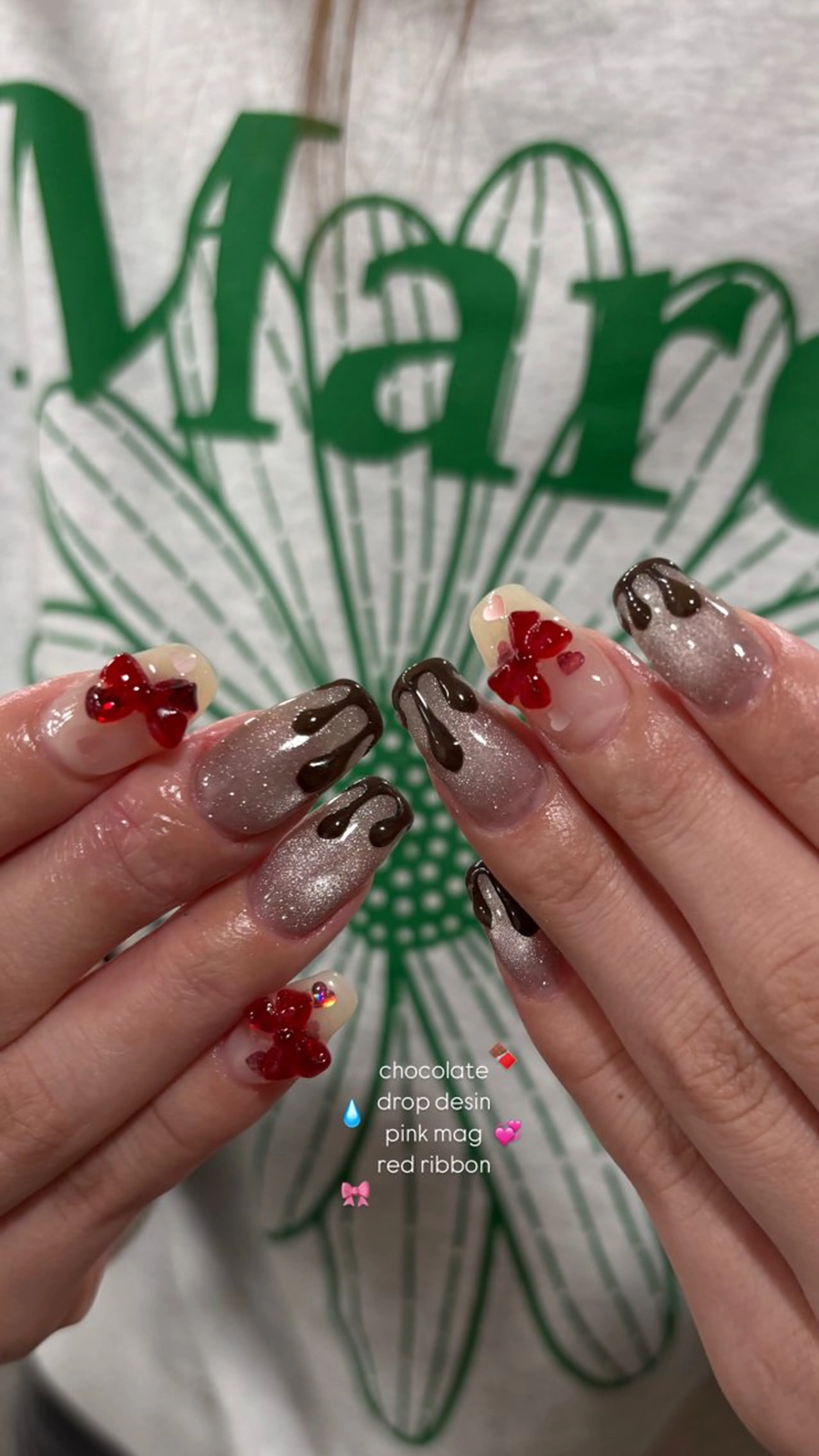 ネイル ハンドネイル 🤎Two ERI🤎のネイルデザイン