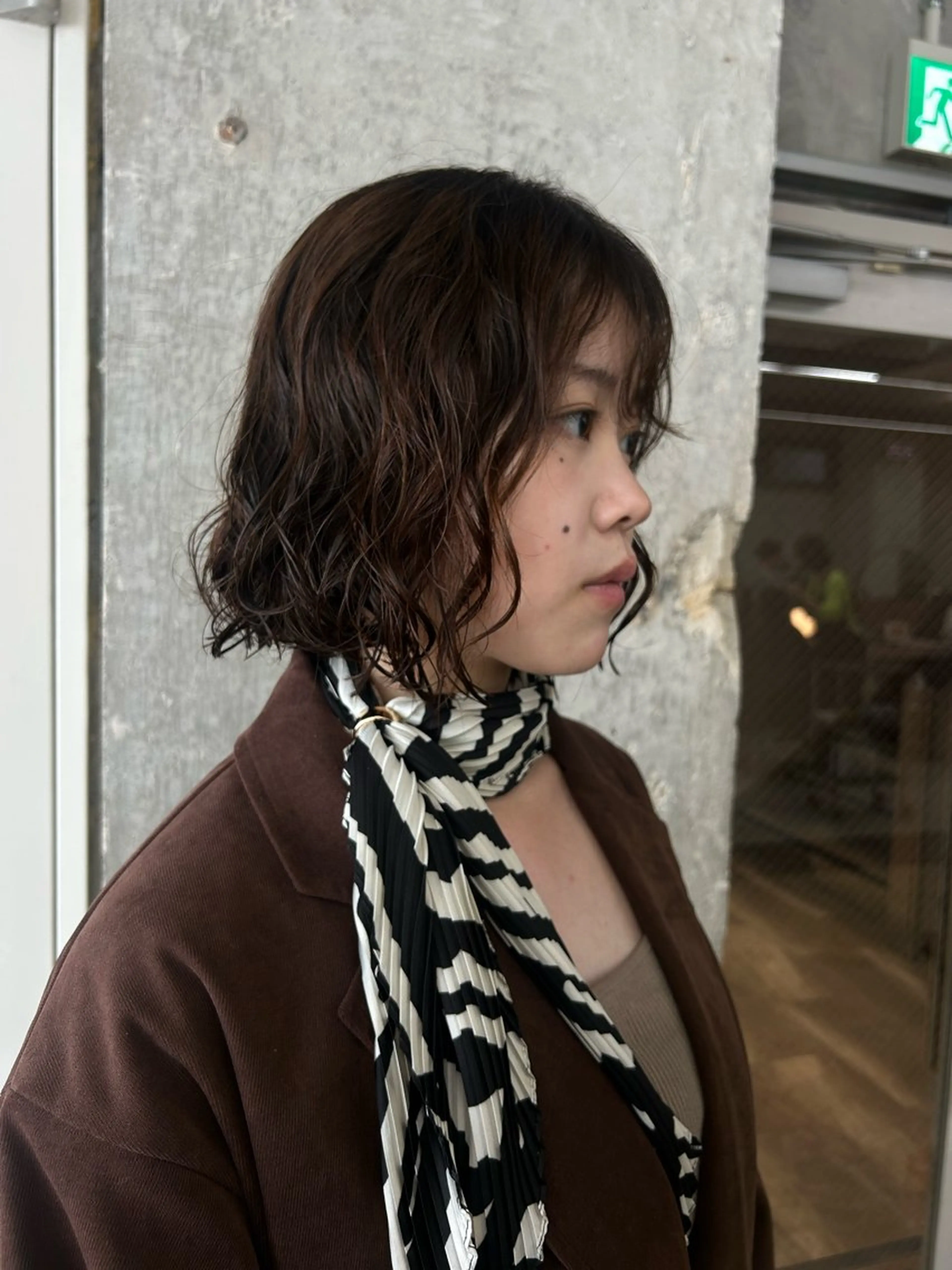 ミディアム カット ヘアカラー パーマ 伊藤ほのか/パーマ /酸性ストレートのヘアスタイル