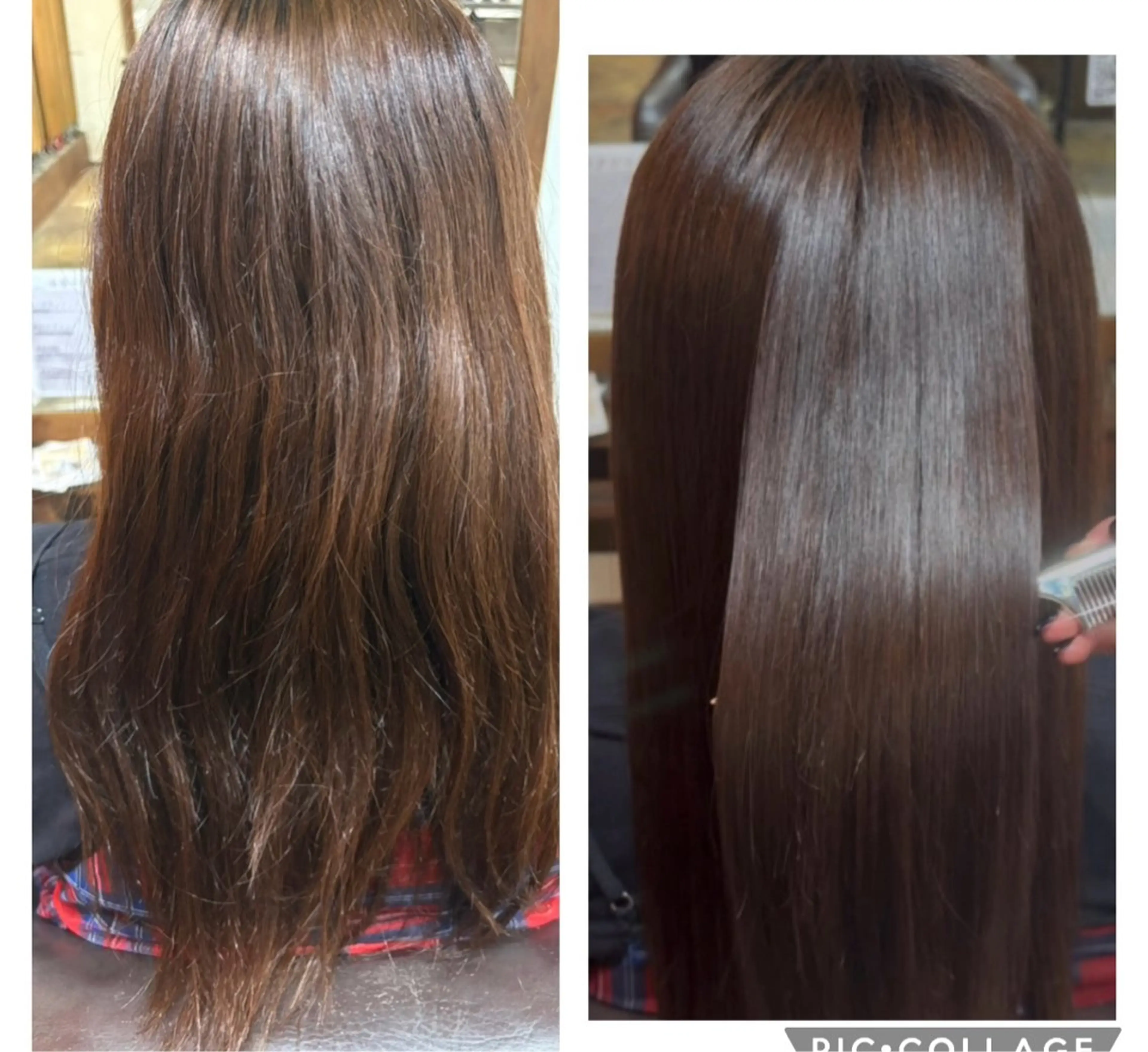 縮毛矯正の写真