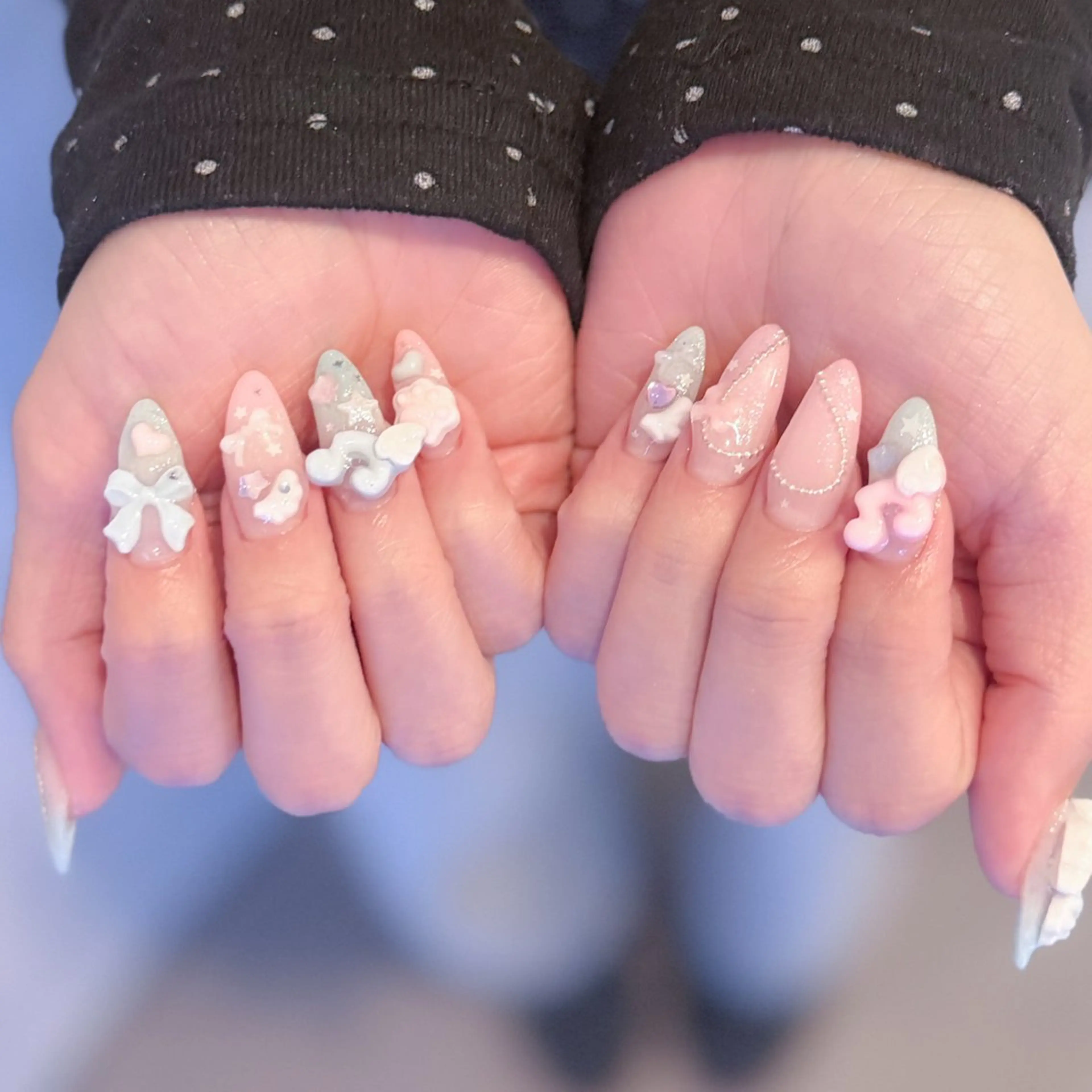 ネイル ハンドネイル ユカ‎𖤐nail 堺筋本町/心斎橋のネイルデザイン