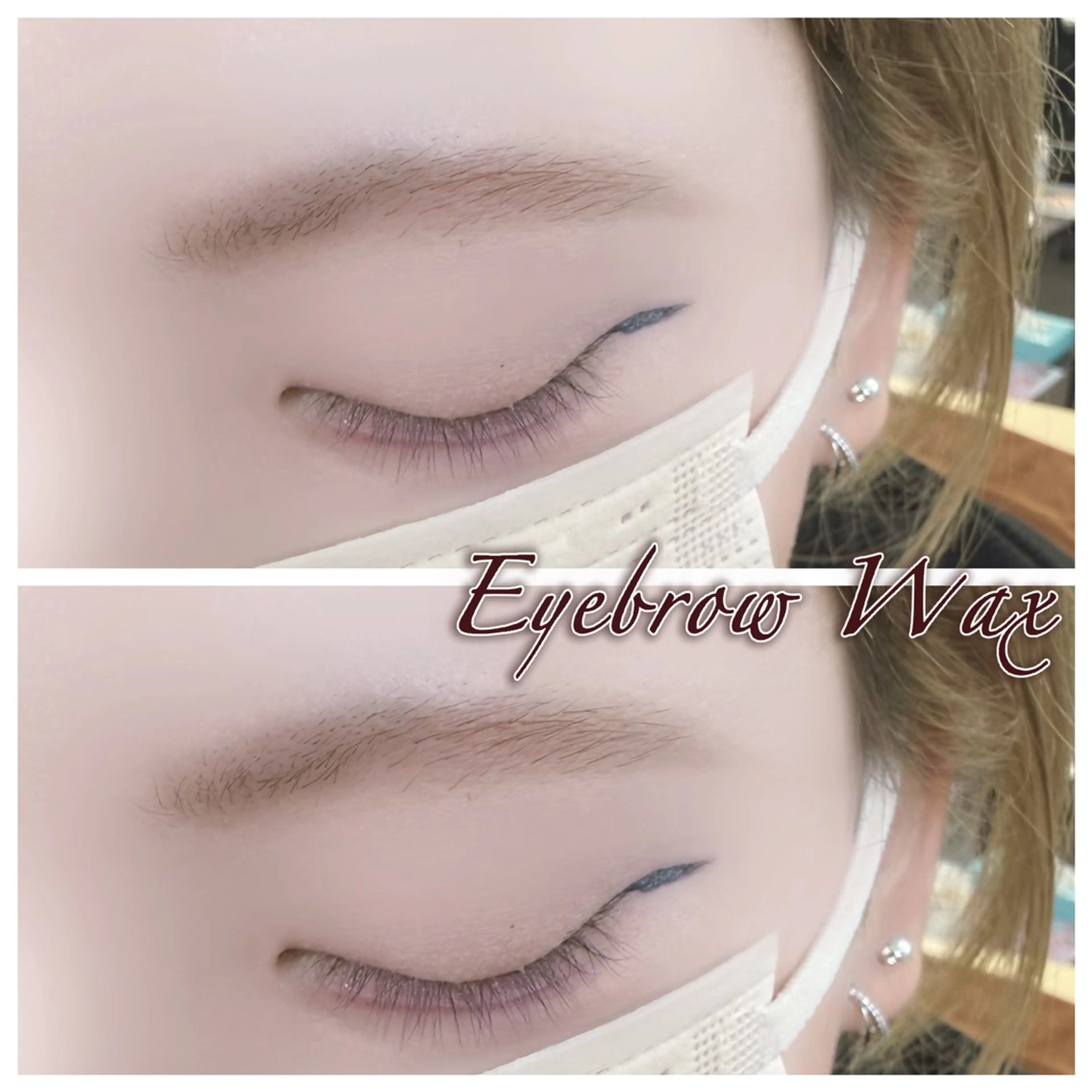 アイブロウスタイリング✨️(Wax脱毛 ※女性限定)(⚠️施術時間の目安90~120分前後)の写真