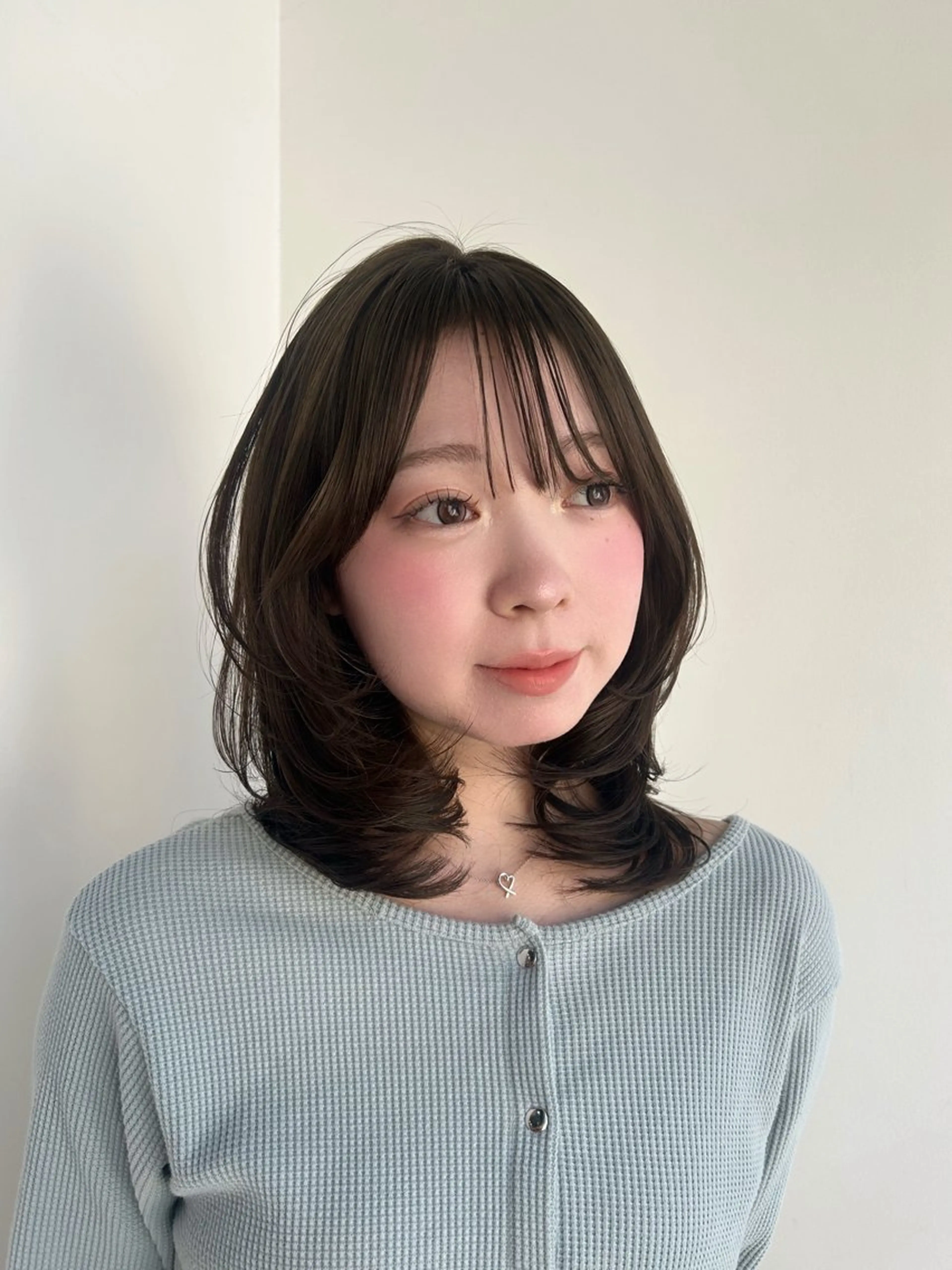 ミディアム カラー カット ヘアカラー ナチュラル🕰️銀座 /Ruko🌱のヘアスタイル