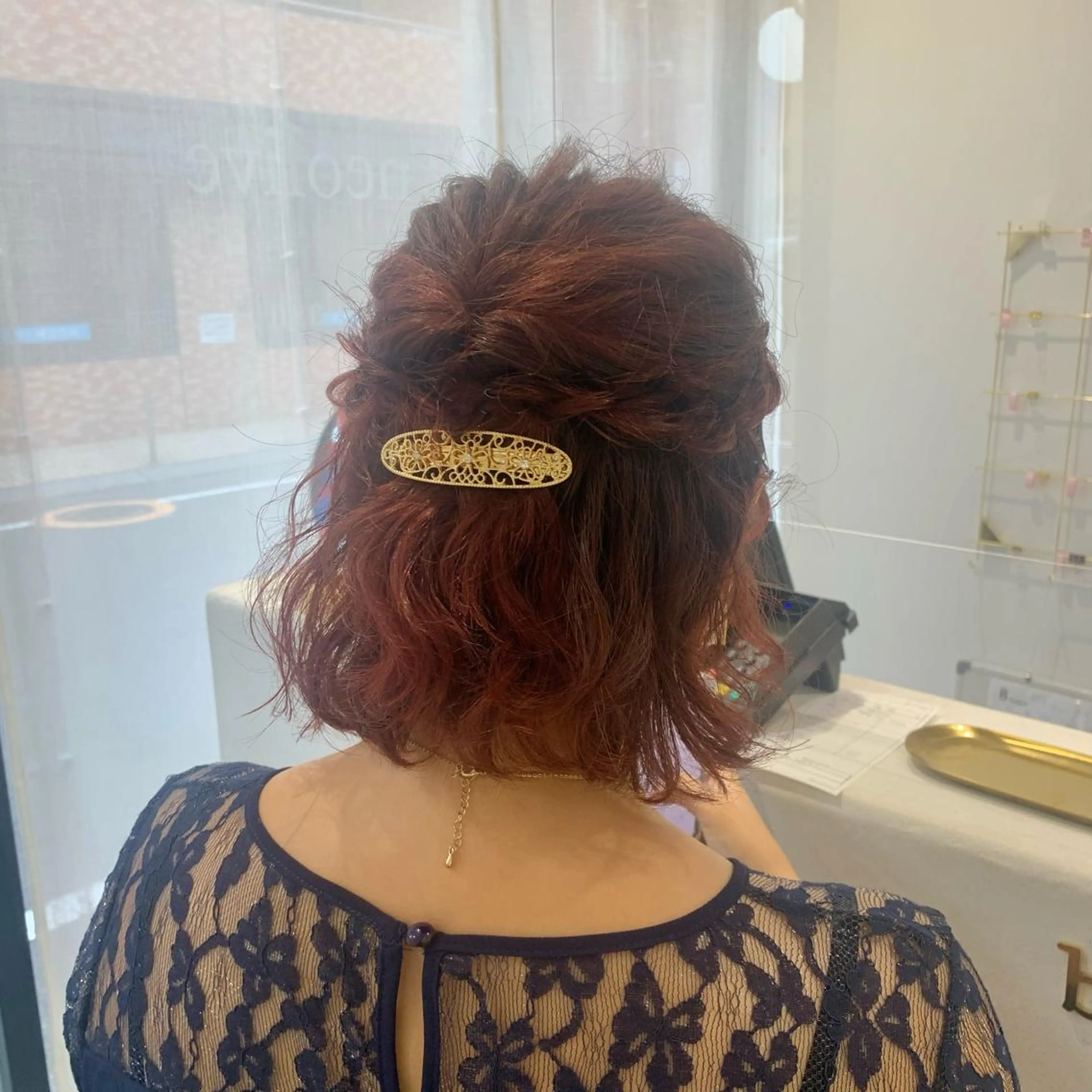 ヘアアレンジ ボブ/美髪矯正 /佐藤　奈巳のヘアスタイル