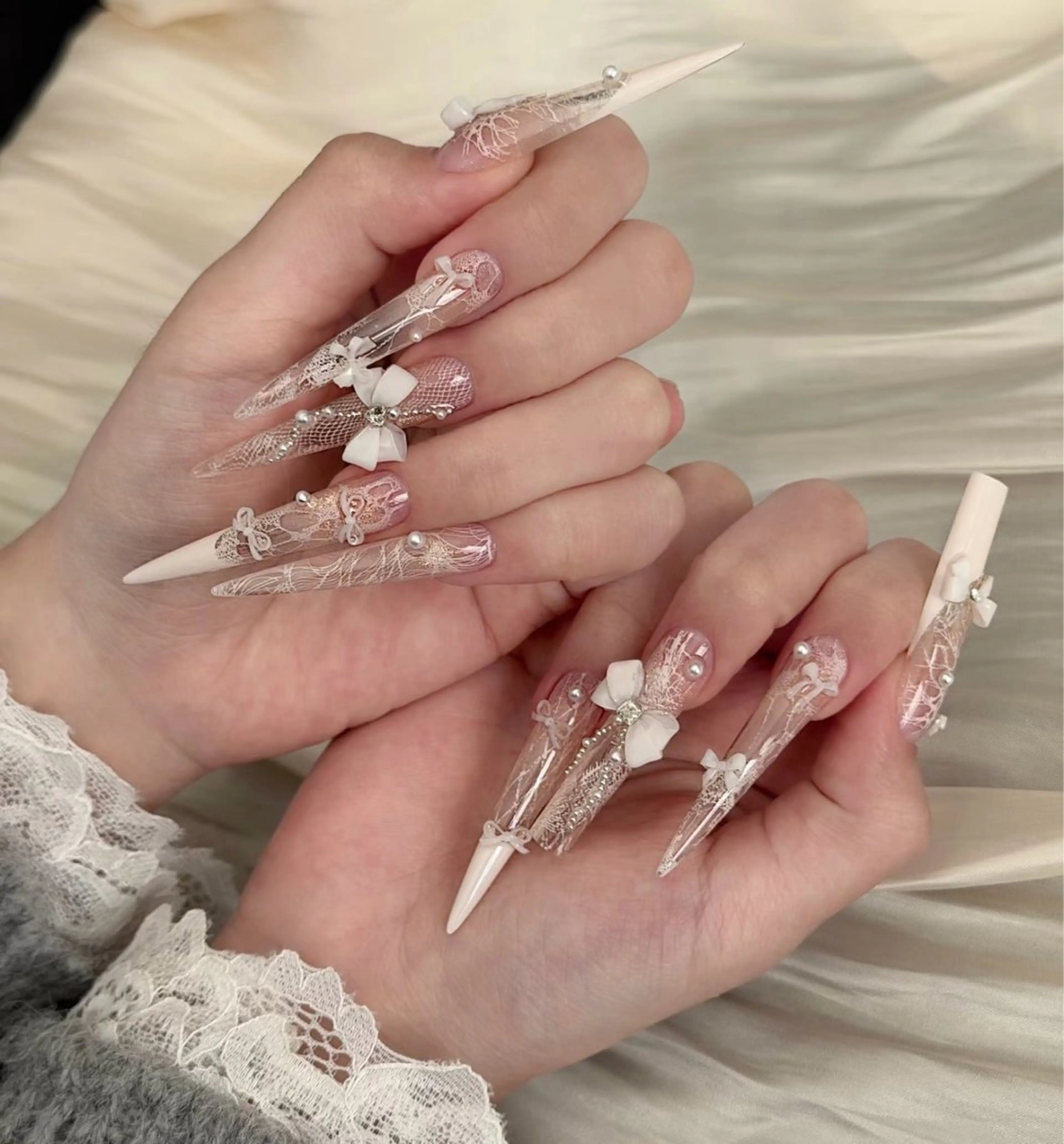 ネイル ハンドネイル 長さだし専門店 M2　rikaのネイルデザイン