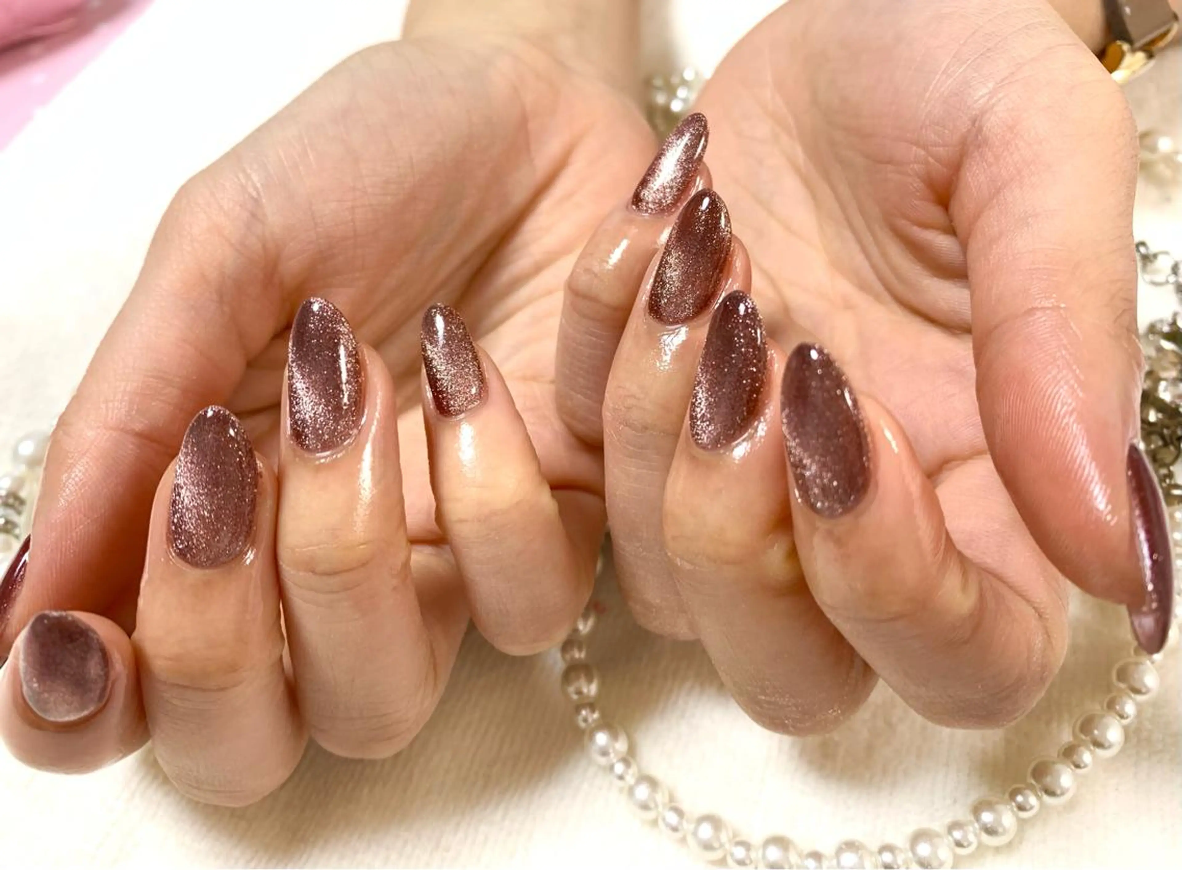 ネイル マグネットネイル 手塚 里奈のネイルデザイン