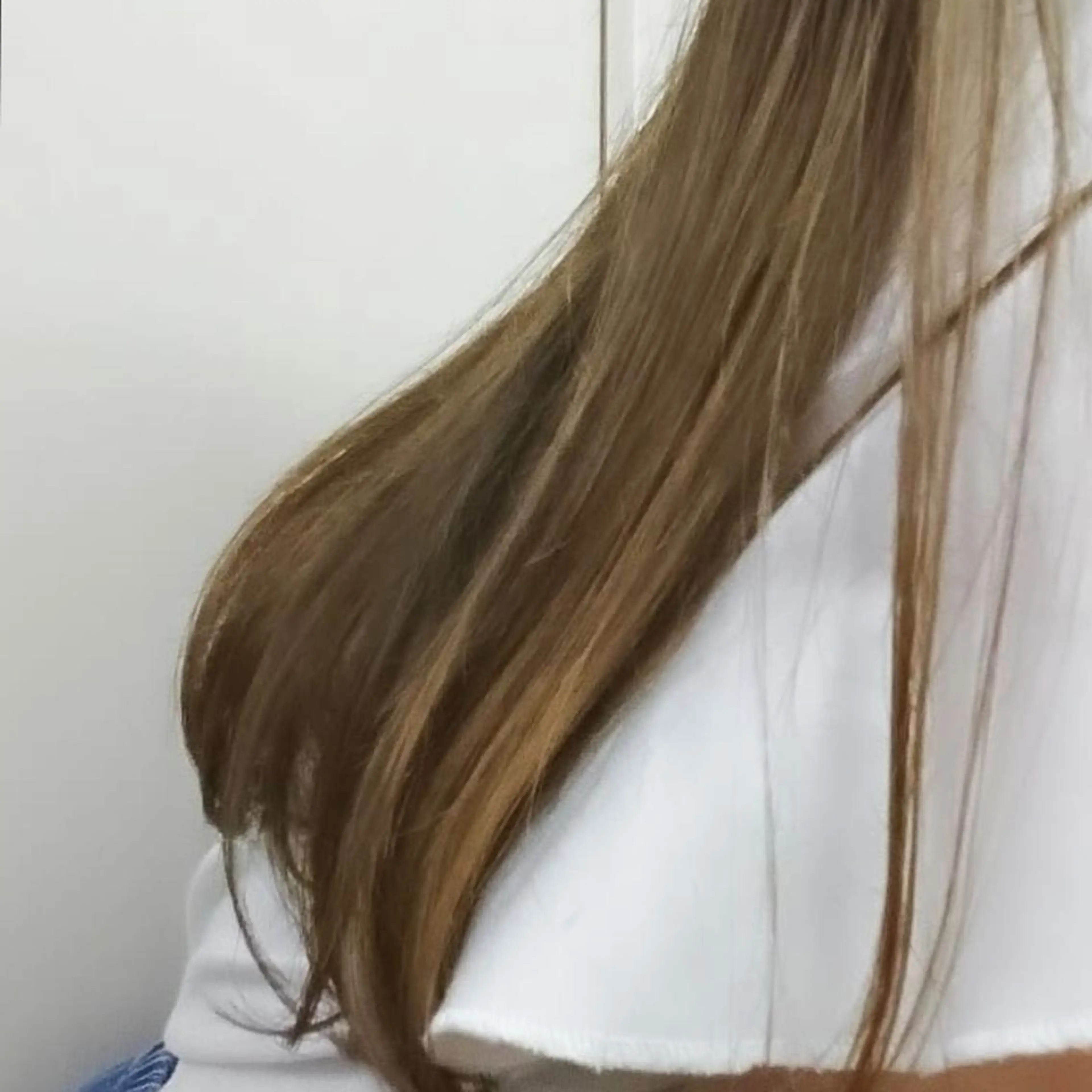 ロング カラー パーマ ヘアアレンジ アッシュ ブリーチ ヘアカラー トリートメント かわい ゆうな 髪質改善/縮毛矯正のヘアスタイル