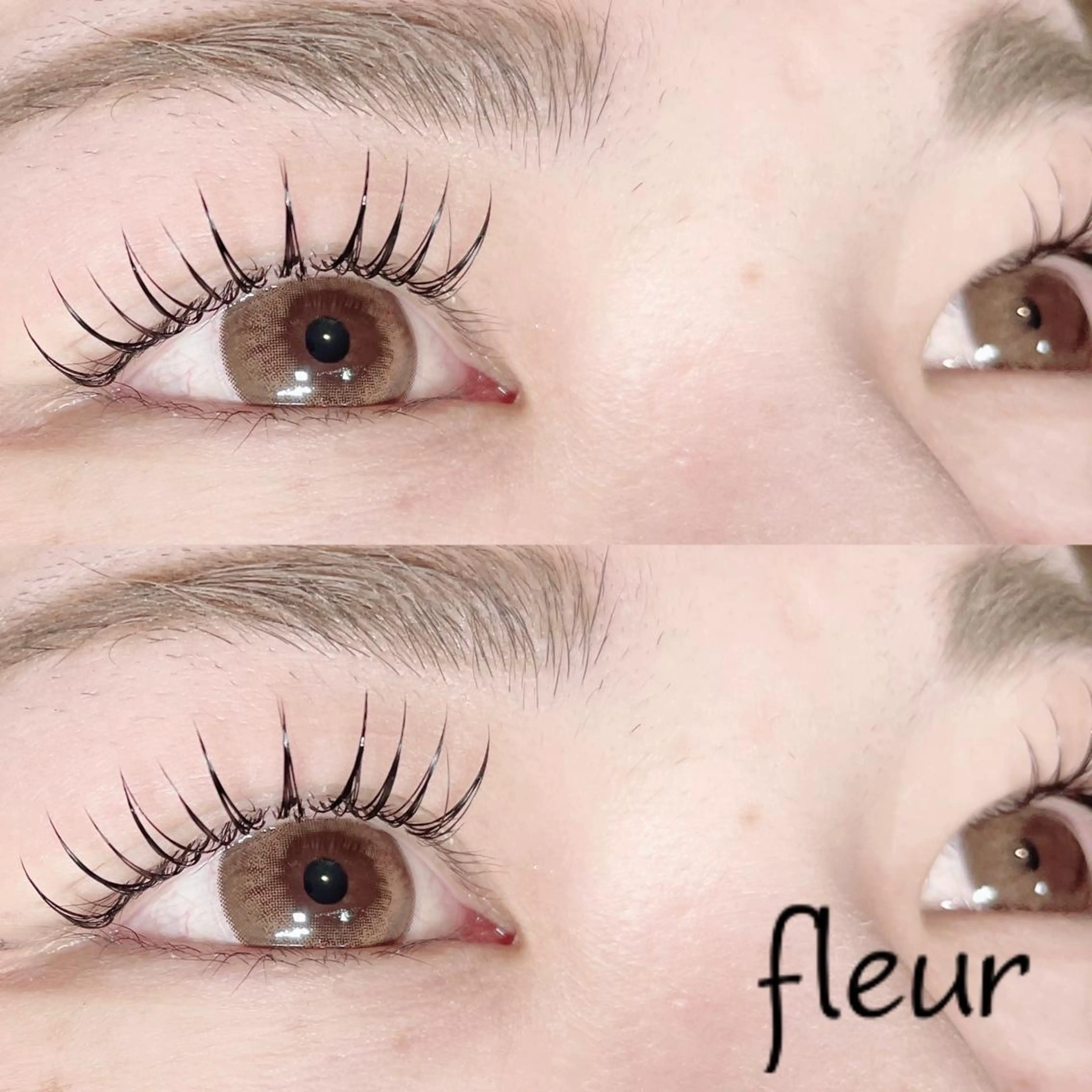 マツエク・マツパ 束感まつ毛 キュート マツエク アイラッシュサロンfleur🍀所属・🍀fleur🍀 束感/ワンホン/杉浦のマツエク・マツパデザイン