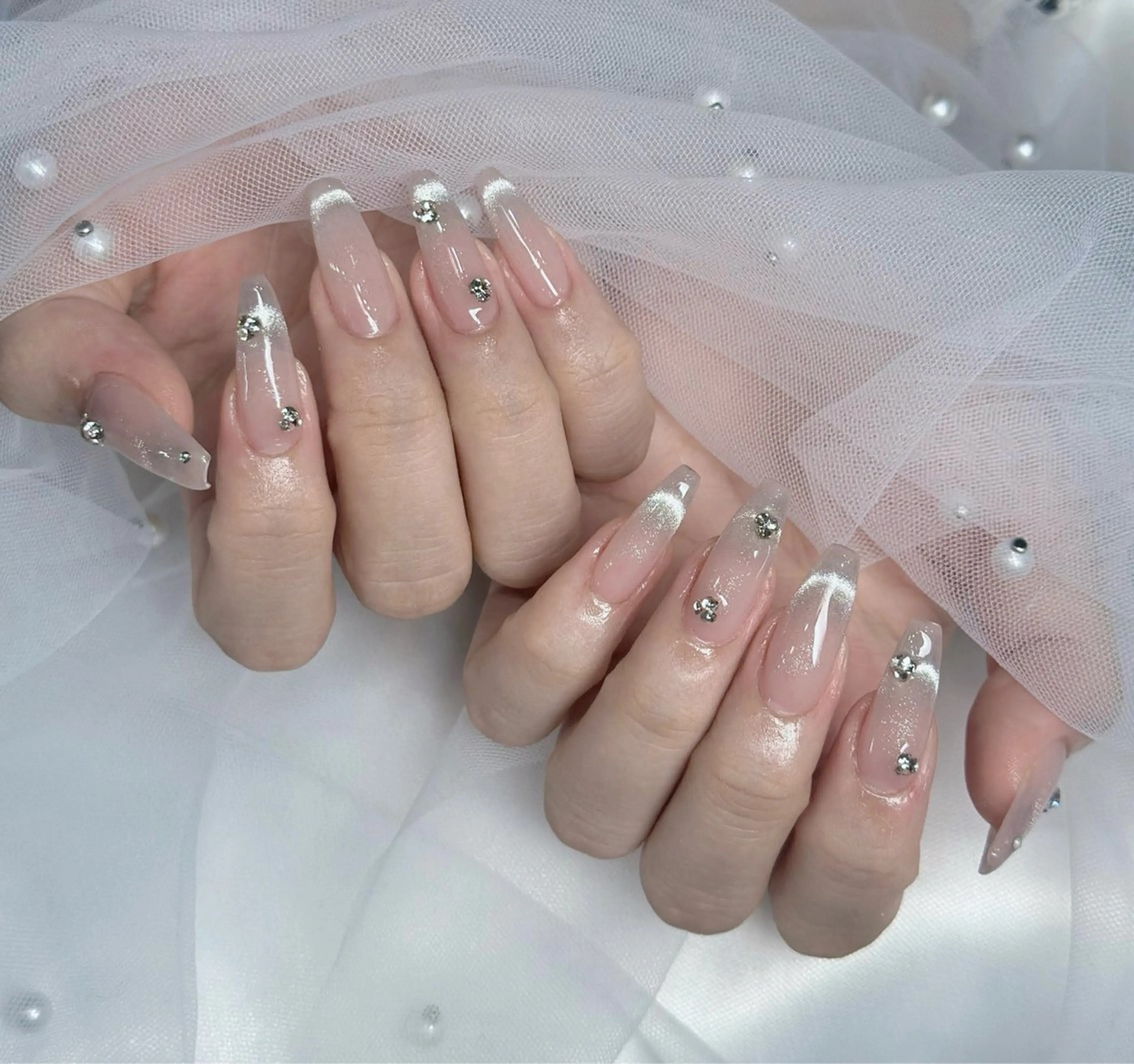 ネイル 長さ出し Mi nailsのネイルデザイン