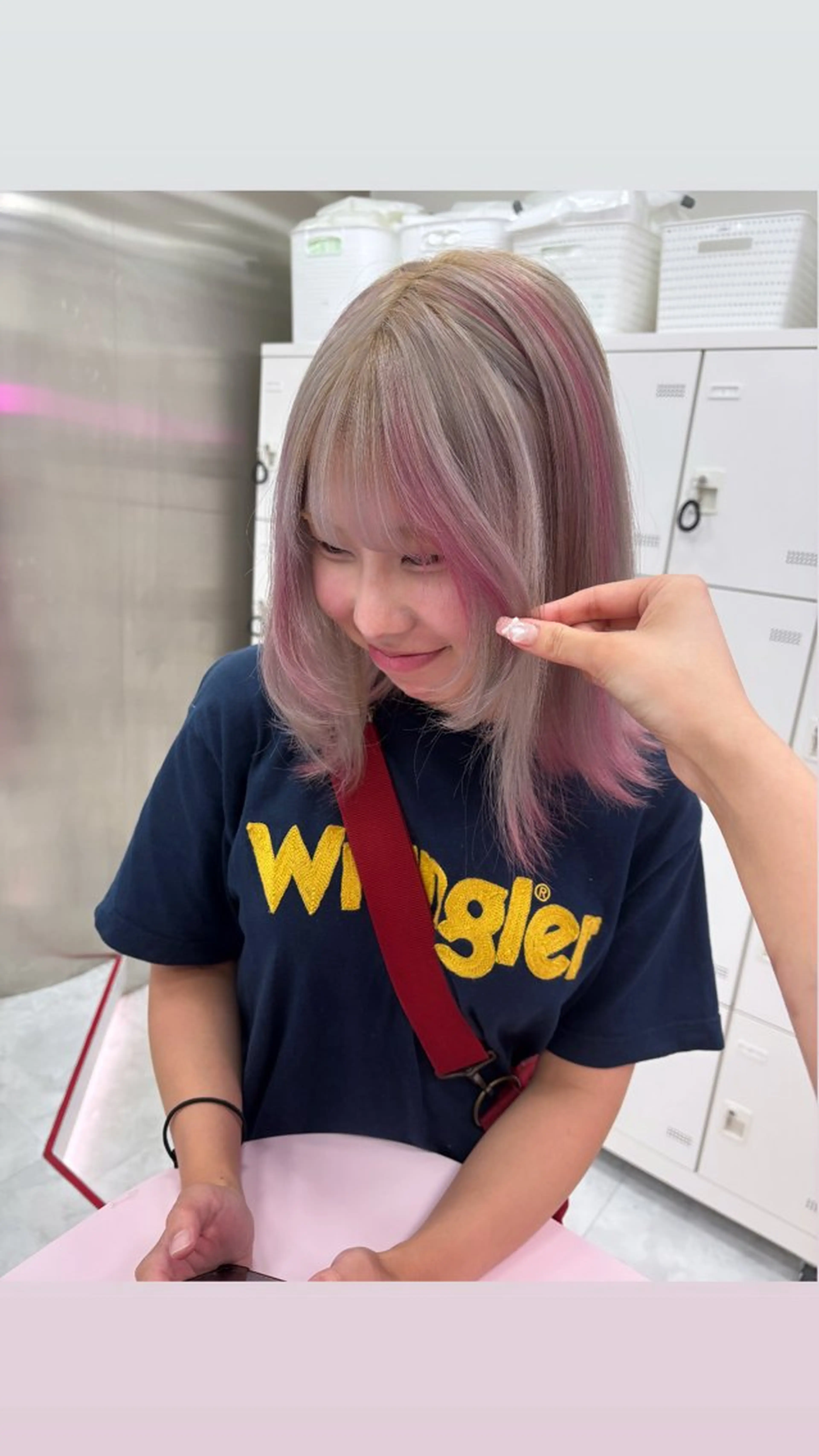 カラー かわいい艶髪🤍 れいな🤍のヘアスタイル